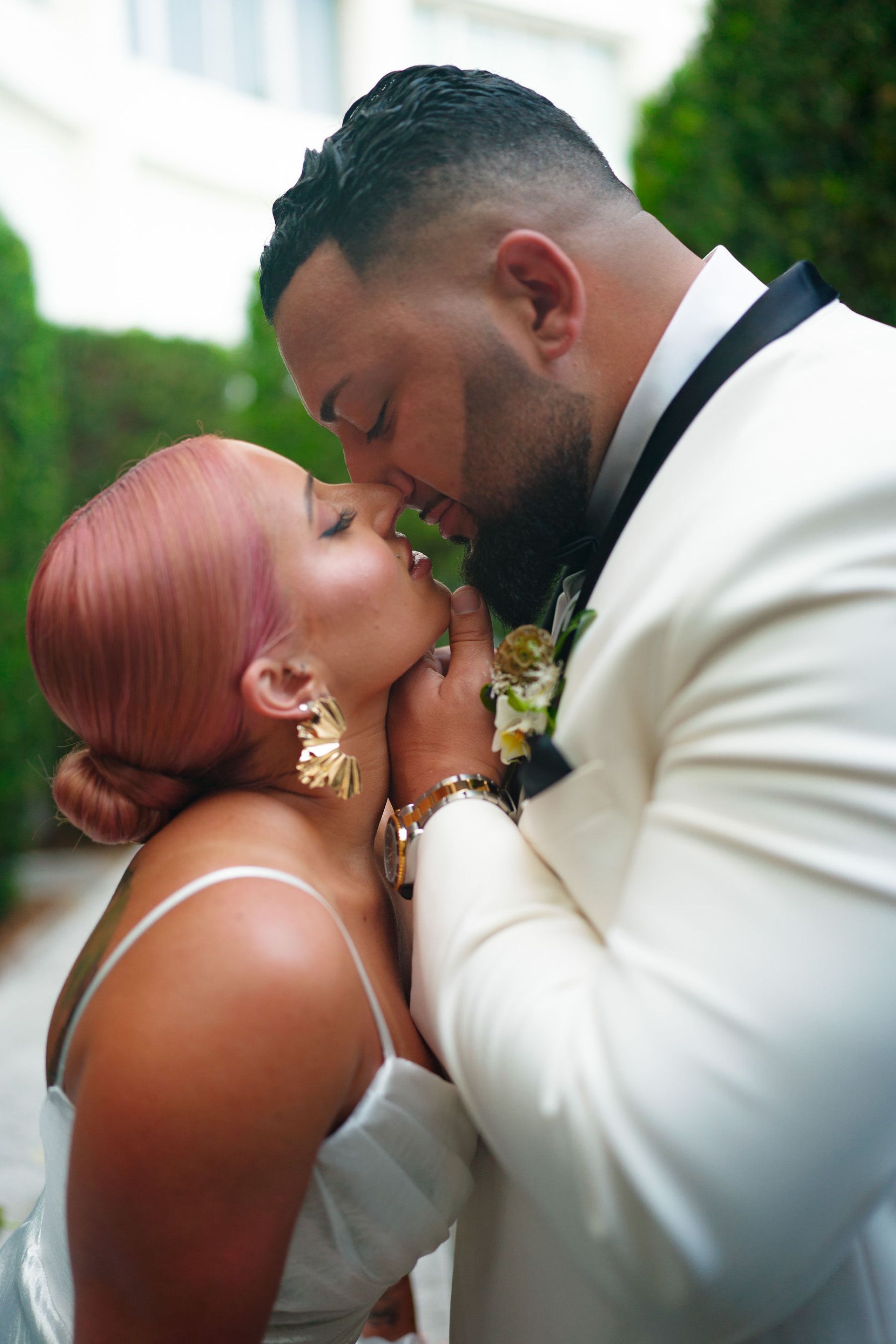 Meant to Be: Lisa and Chris' Enchanting Seaside Vows at Mondrian South Beach photo