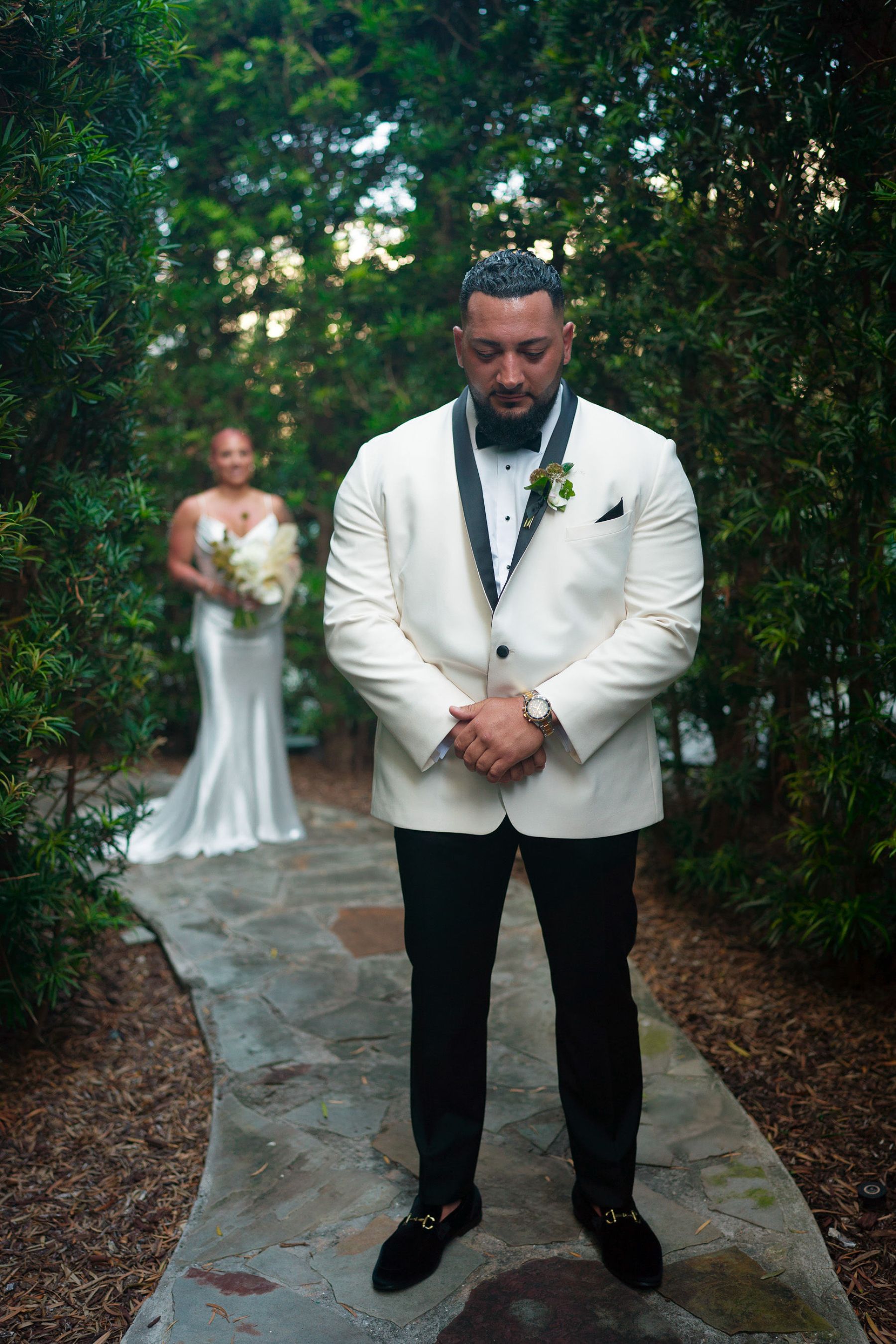 Meant to Be: Lisa and Chris' Enchanting Seaside Vows at Mondrian South Beach photo