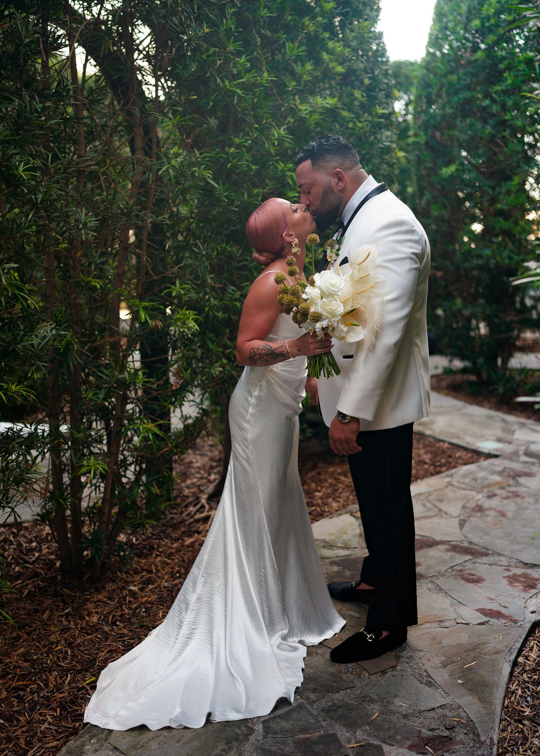 Meant to Be: Lisa and Chris' Enchanting Seaside Vows at Mondrian South Beach photo