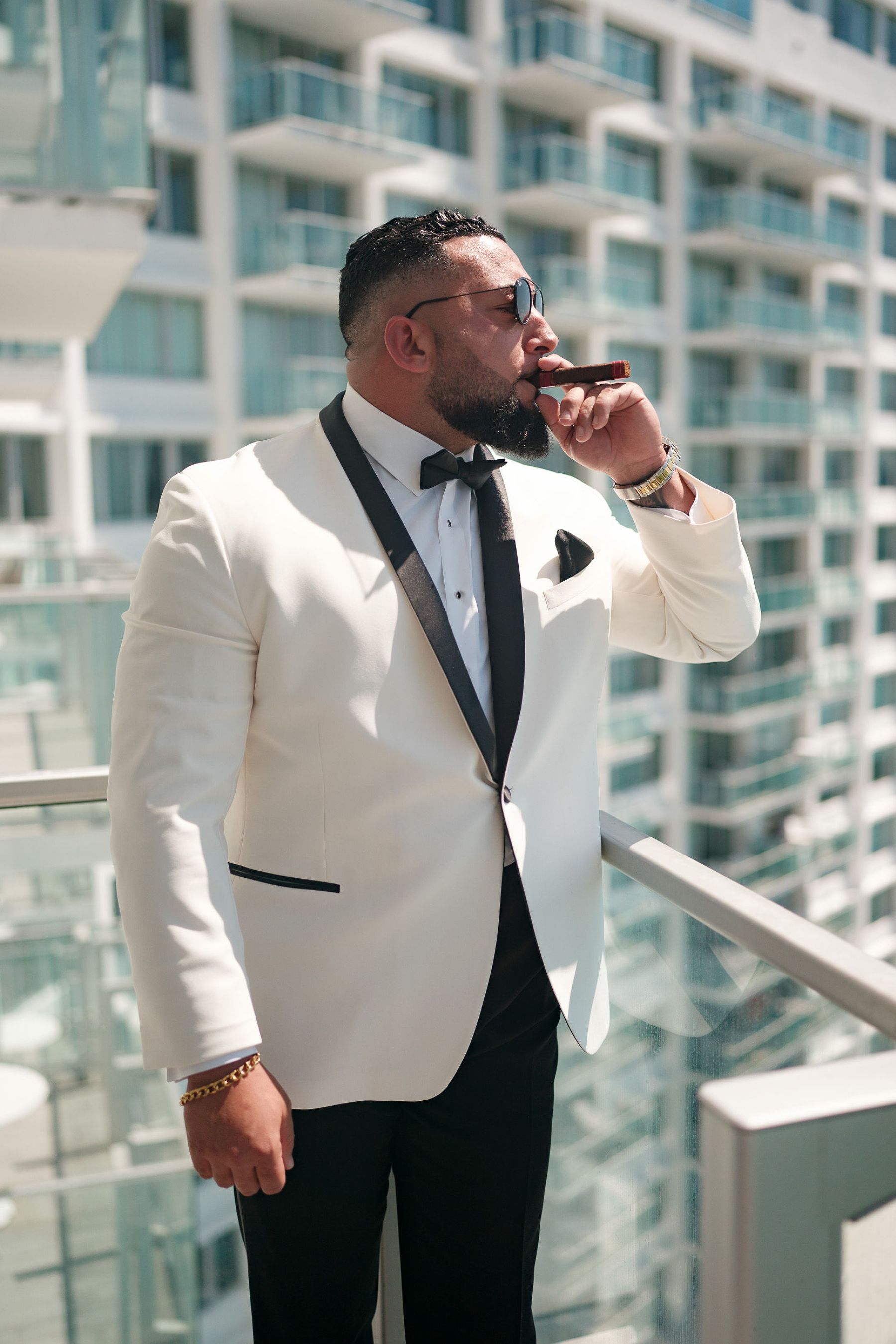 Meant to Be: Lisa and Chris' Enchanting Seaside Vows at Mondrian South Beach photo