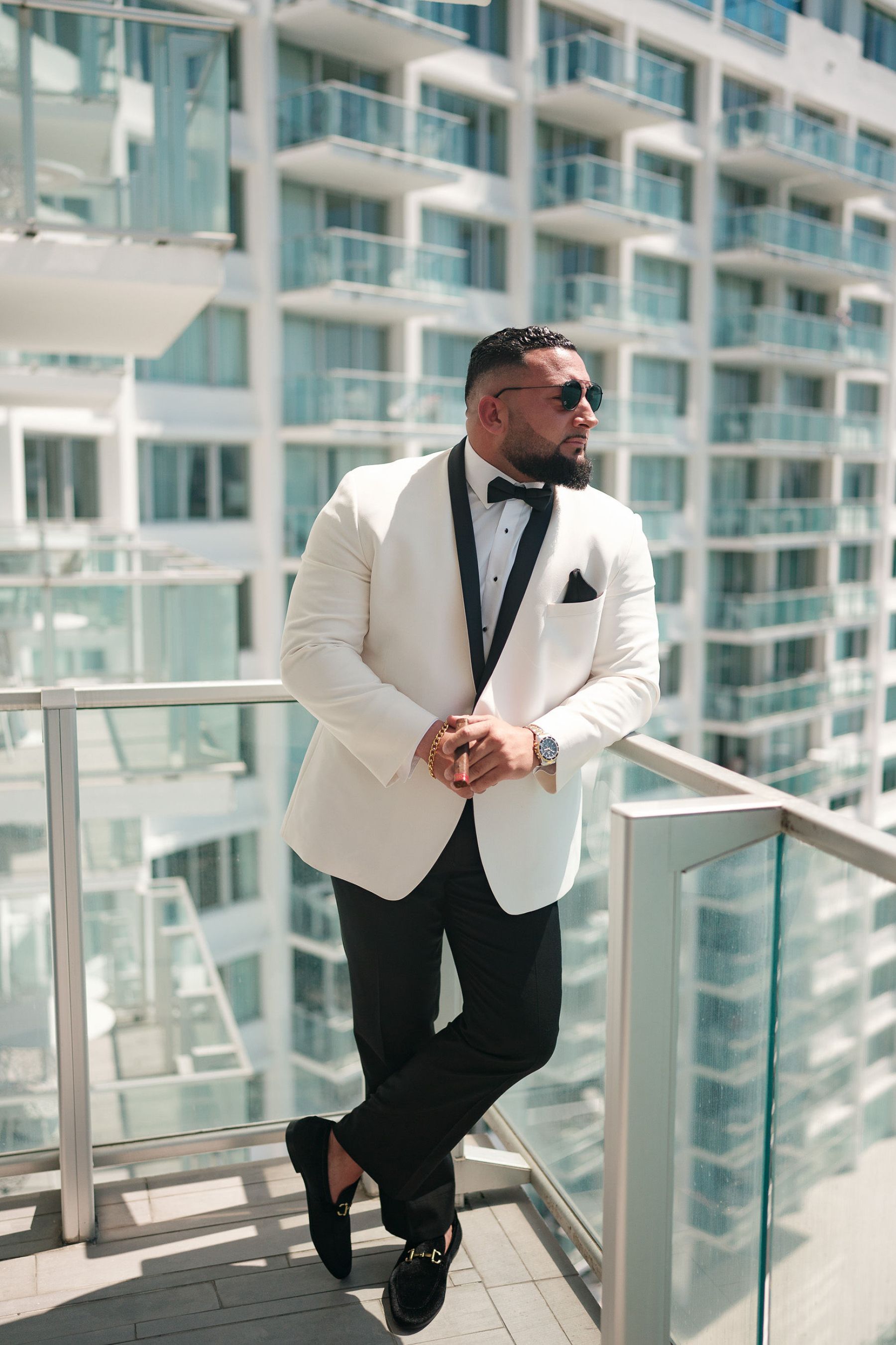 Meant to Be: Lisa and Chris' Enchanting Seaside Vows at Mondrian South Beach photo