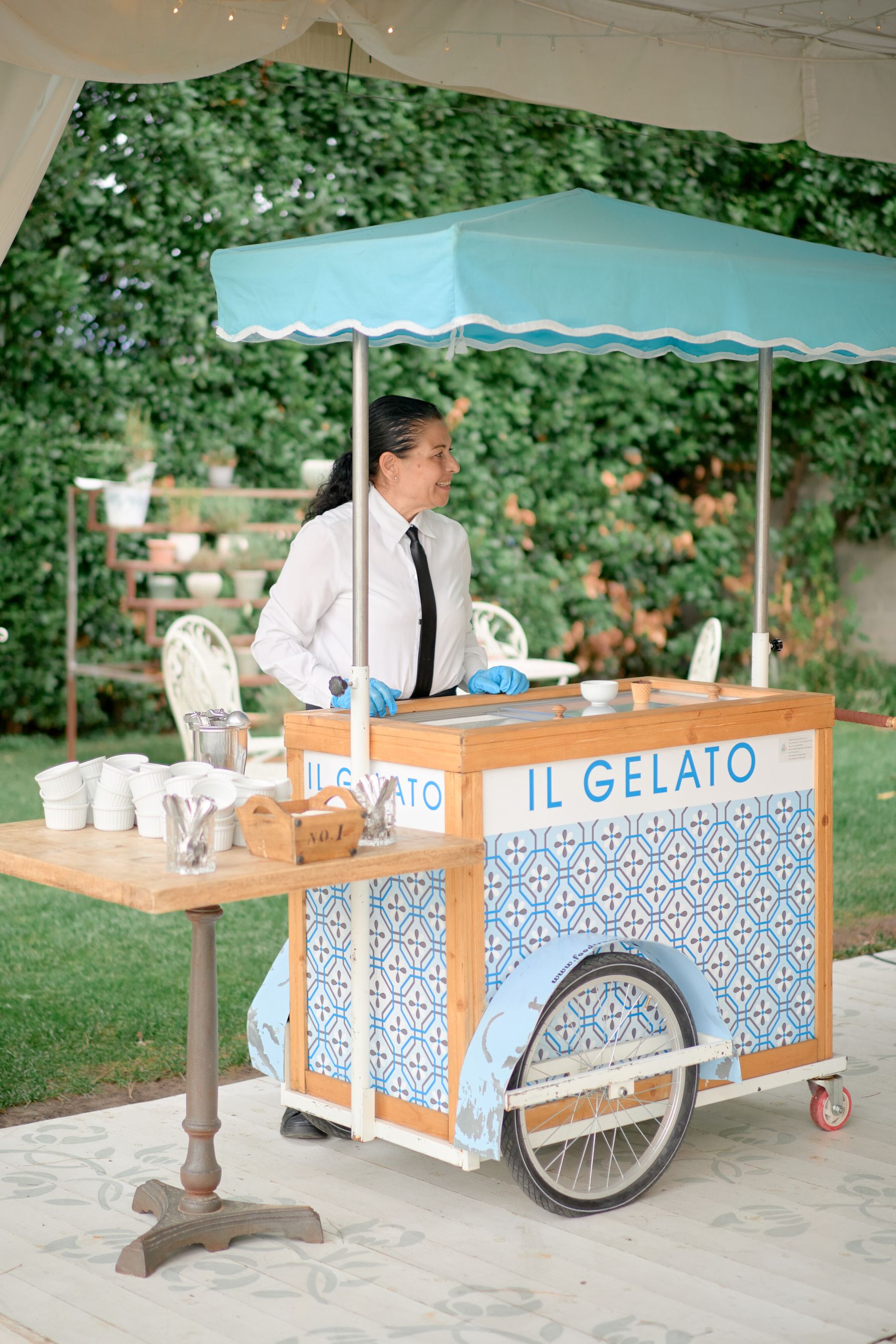 Blossoming Love by the Lake: Sade and Afam's Dreamy Celebration at Villa Erba and Villa Gastel photo