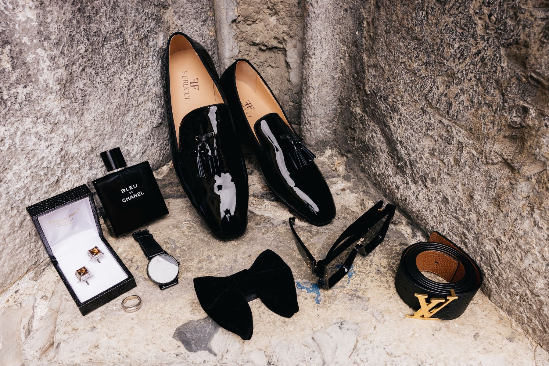 Blossoming Love by the Lake: Sade and Afam's Dreamy Celebration at Villa Erba and Villa Gastel photo