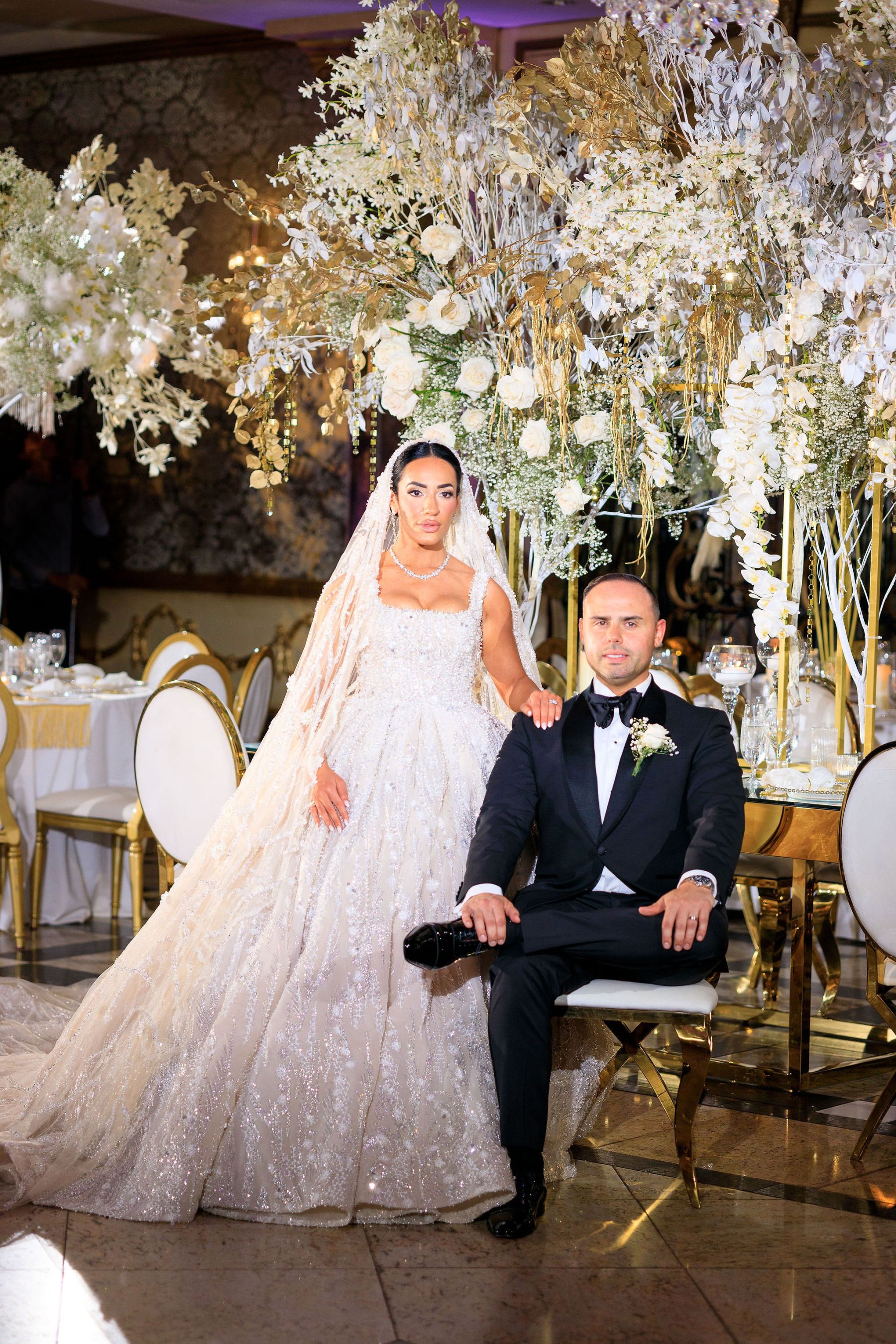 Royalty Redefined: Rachel and John's Majestic 'I Do' at The Venetian photo