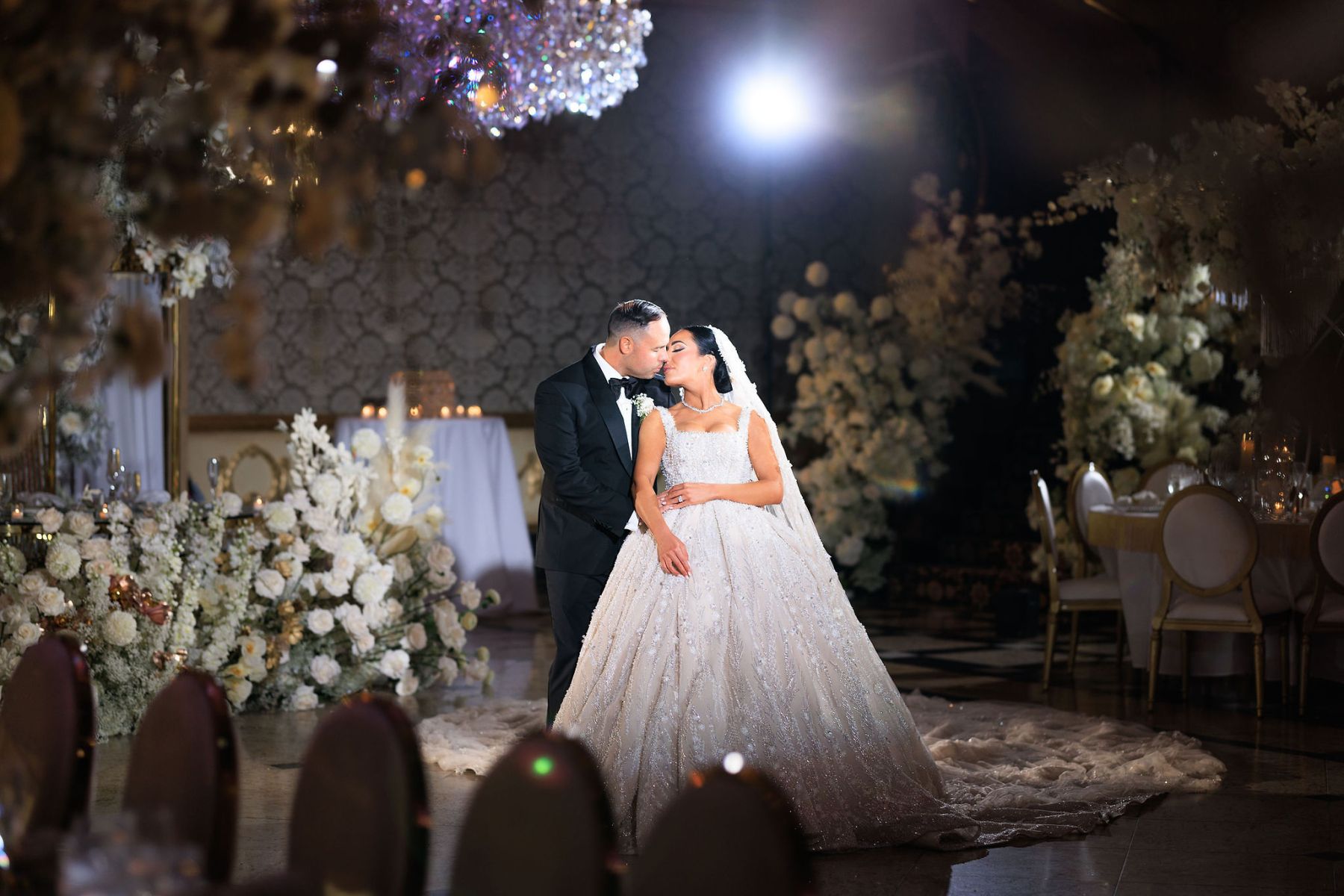Royalty Redefined: Rachel and John's Majestic 'I Do' at The Venetian photo