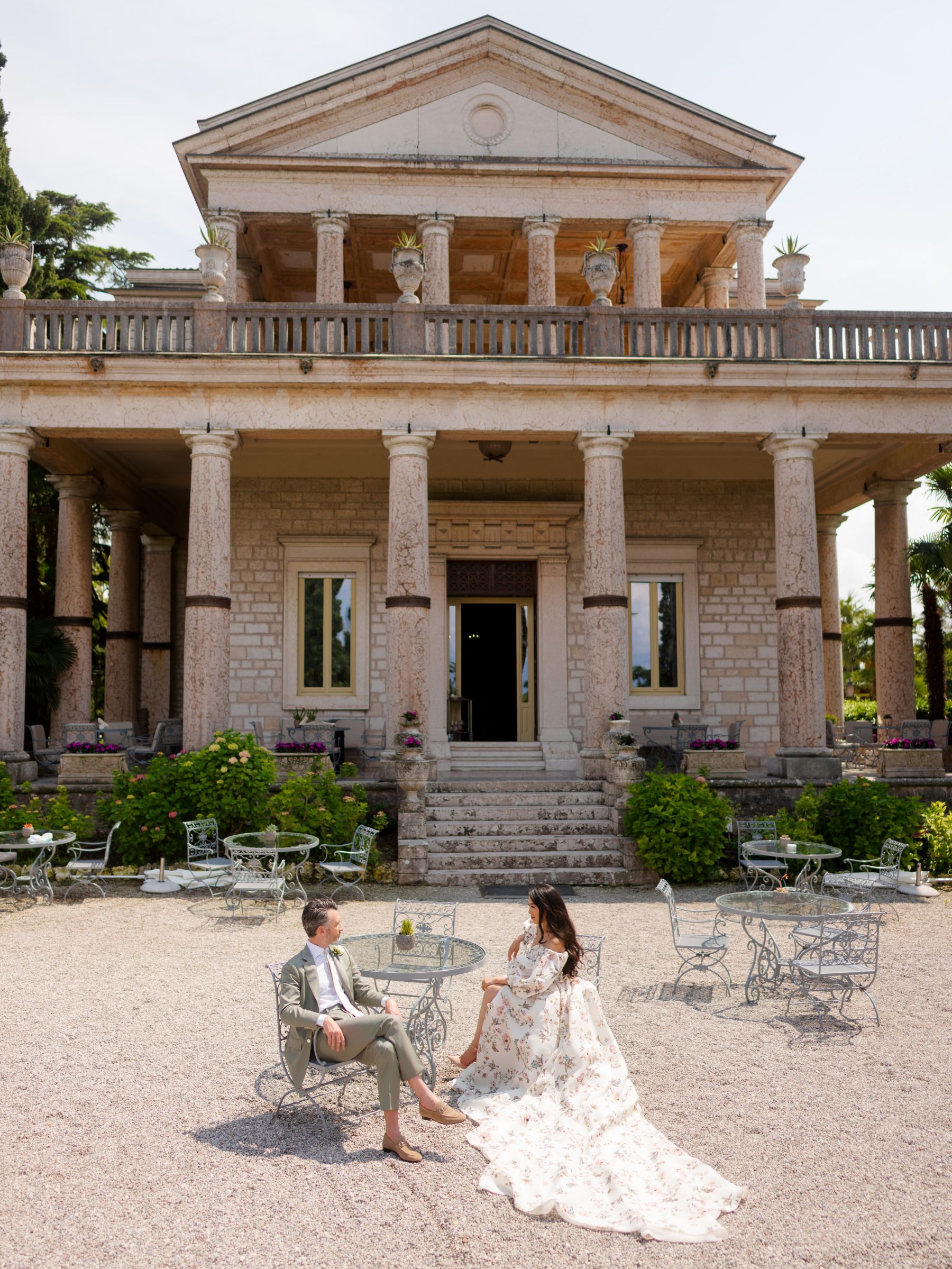 Dancing Through Time: Victoria and James' Magical Celebration at La Finestra Sul Fiume photo