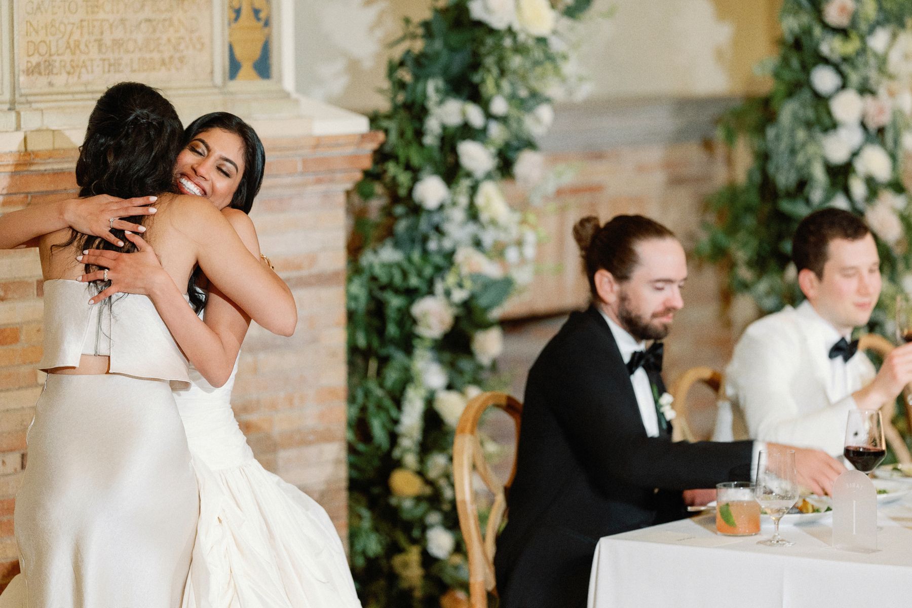 Chapters of Love: Shanuki and Josh's Chic Wedding at Boston Public Library  photo