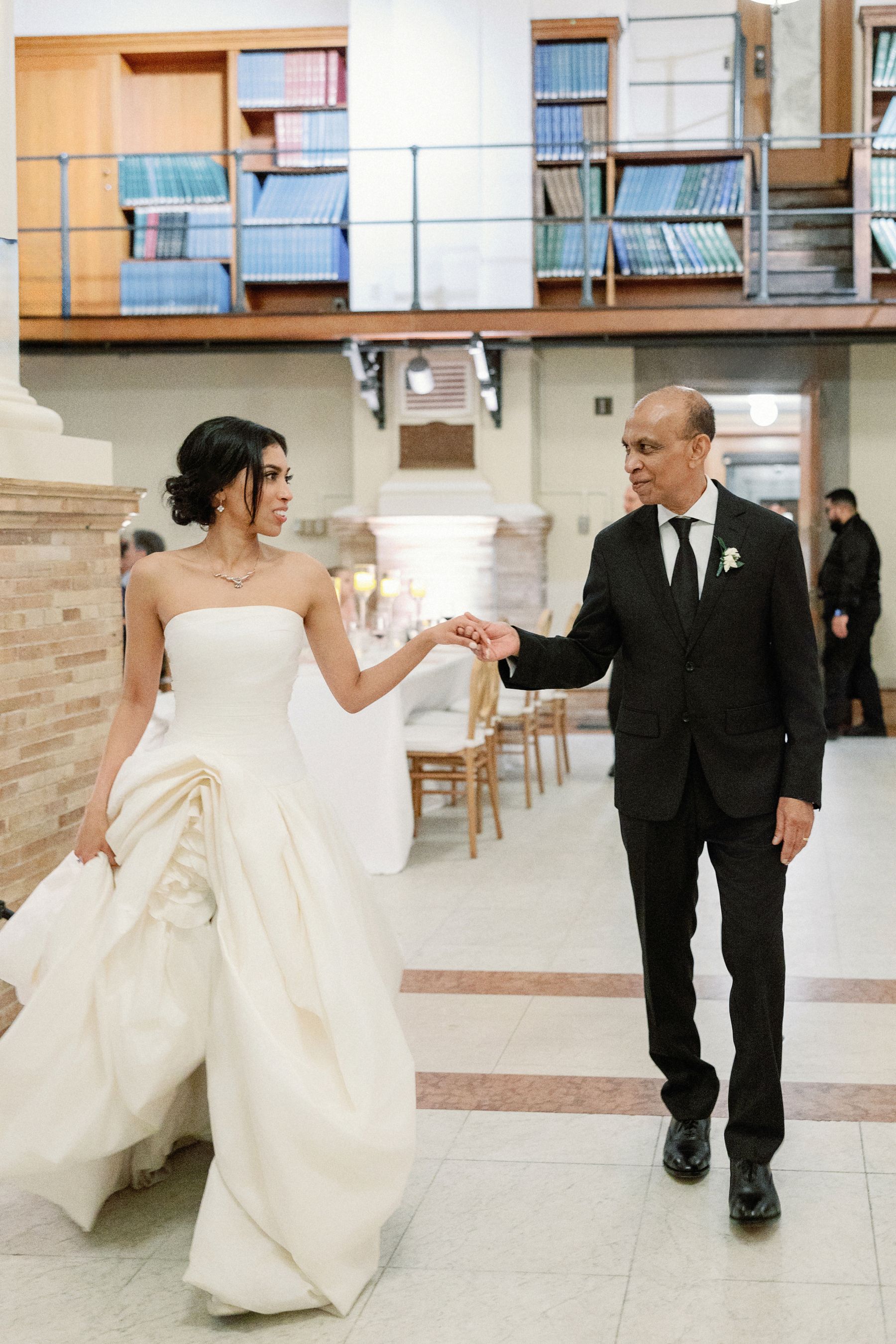 Chapters of Love: Shanuki and Josh's Chic Wedding at Boston Public Library  photo