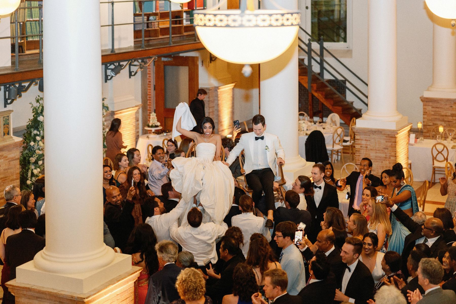 Chapters of Love: Shanuki and Josh's Chic Wedding at Boston Public Library  photo