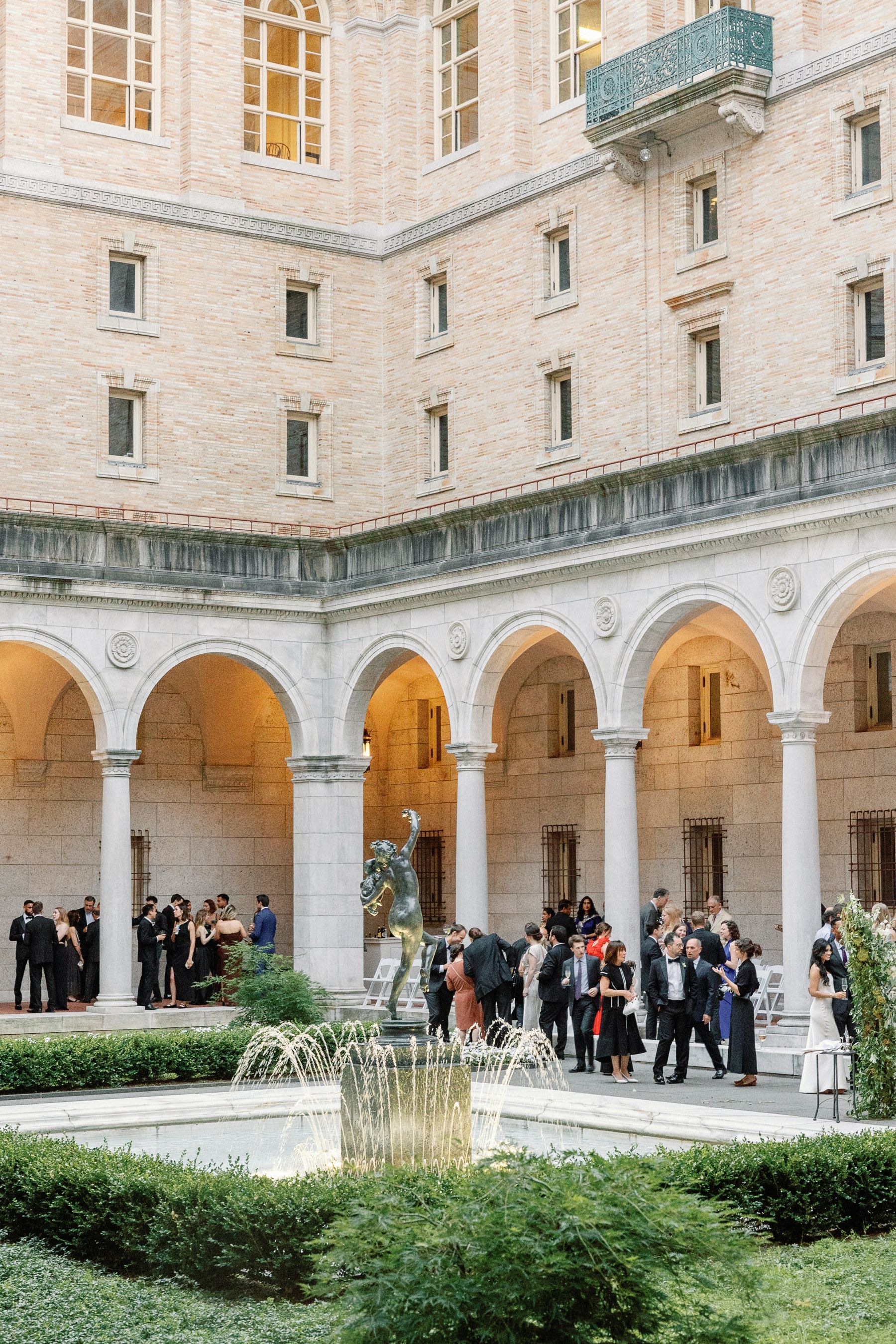 Chapters of Love: Shanuki and Josh's Chic Wedding at Boston Public Library  photo