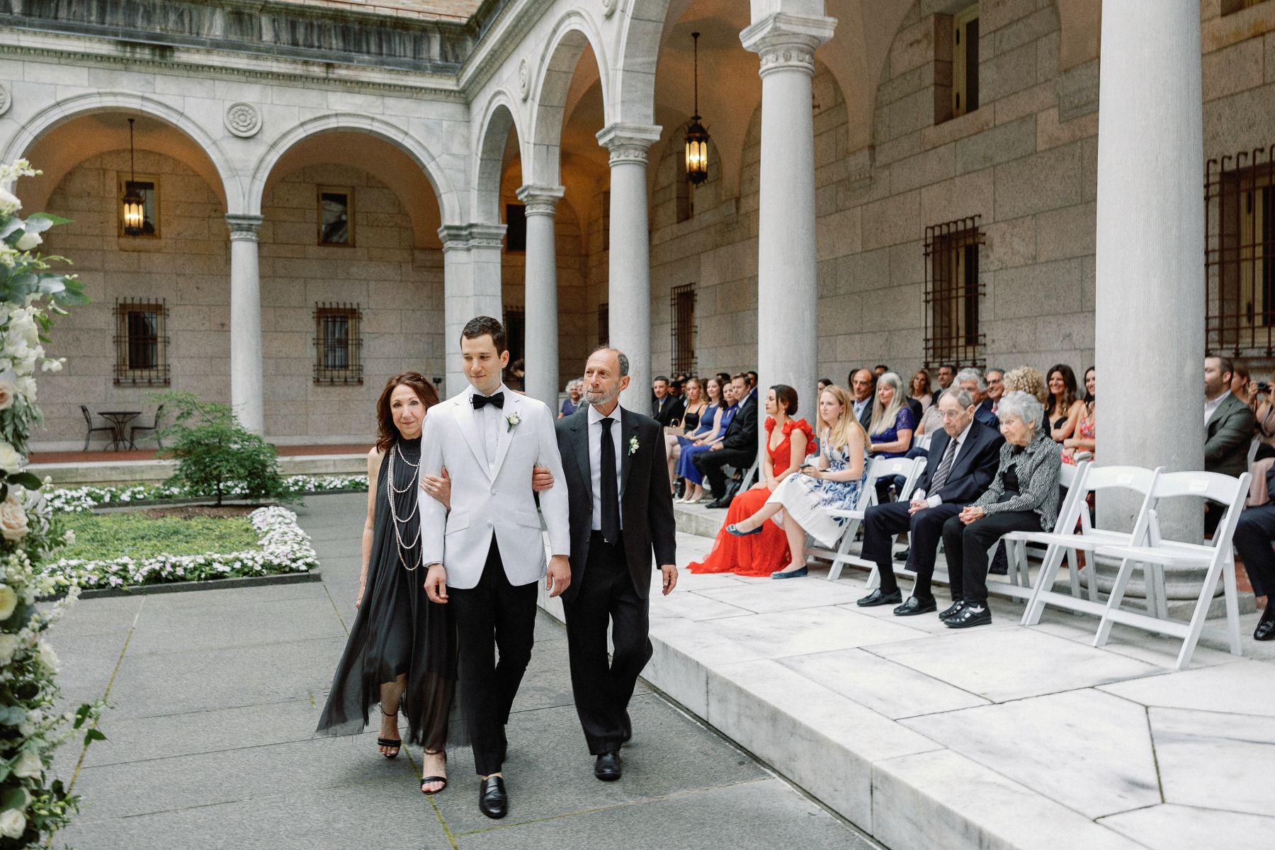 Chapters of Love: Shanuki and Josh's Chic Wedding at Boston Public Library  photo