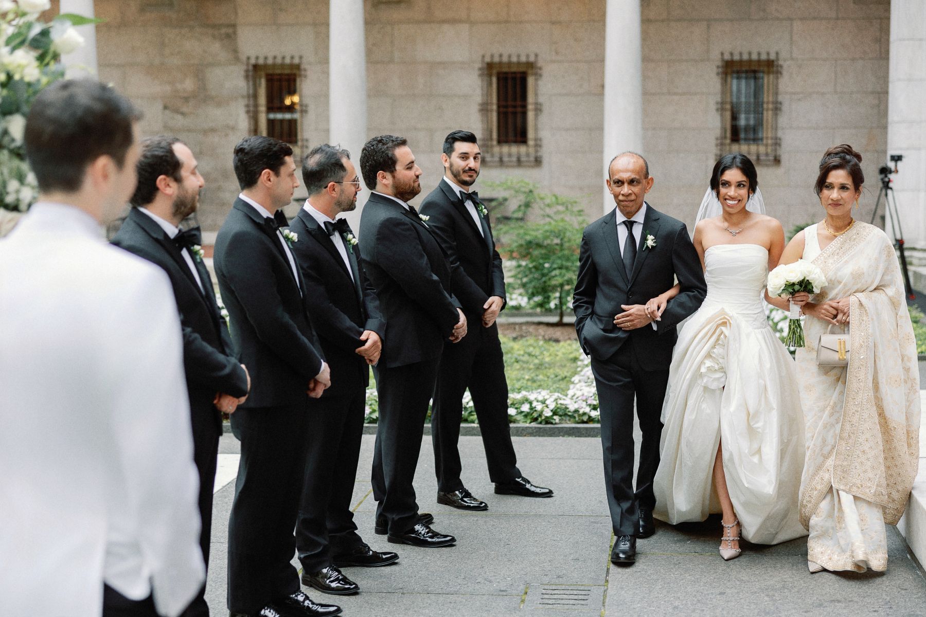 Chapters of Love: Shanuki and Josh's Chic Wedding at Boston Public Library  photo