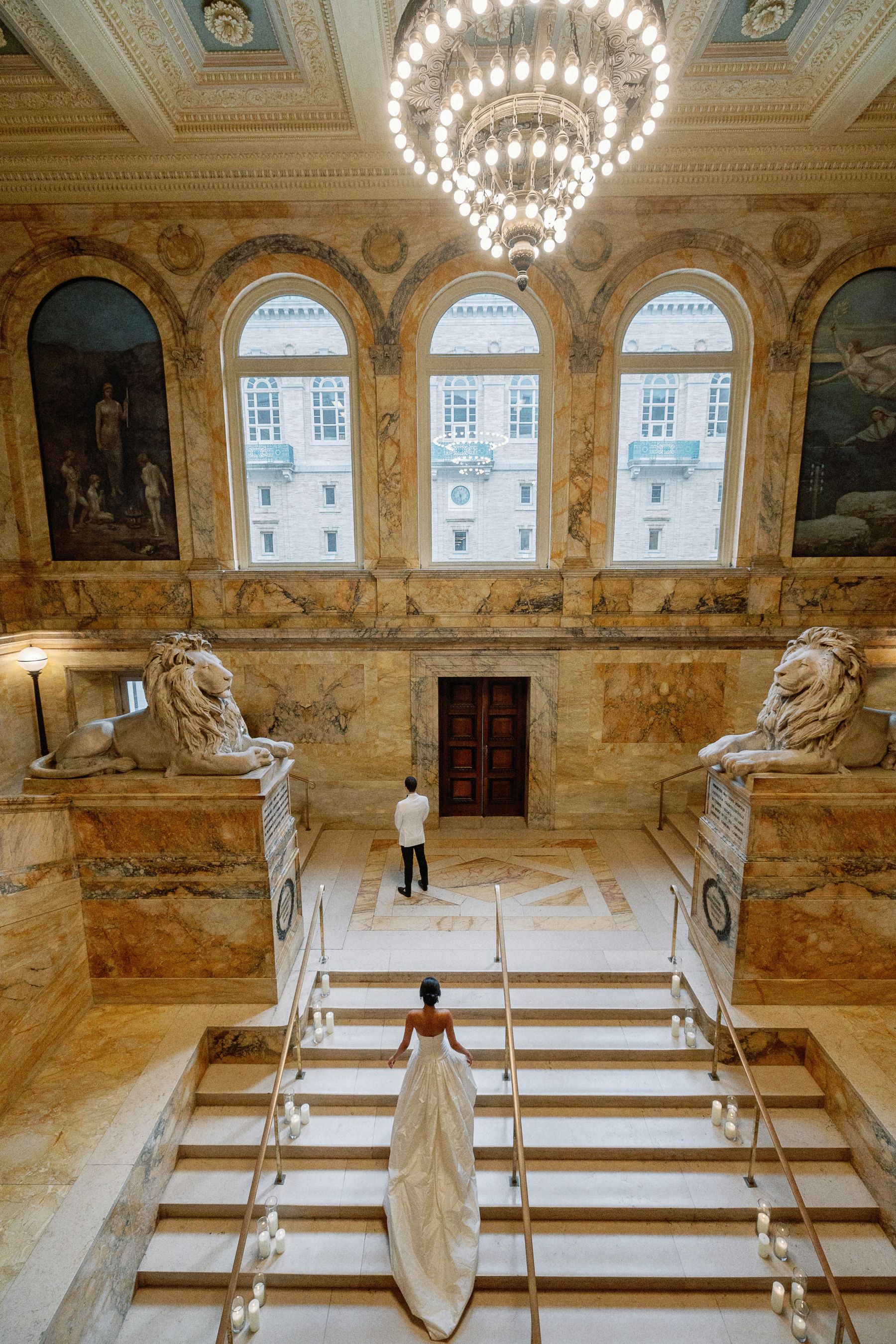 Chapters of Love: Shanuki and Josh's Chic Wedding at Boston Public Library  photo