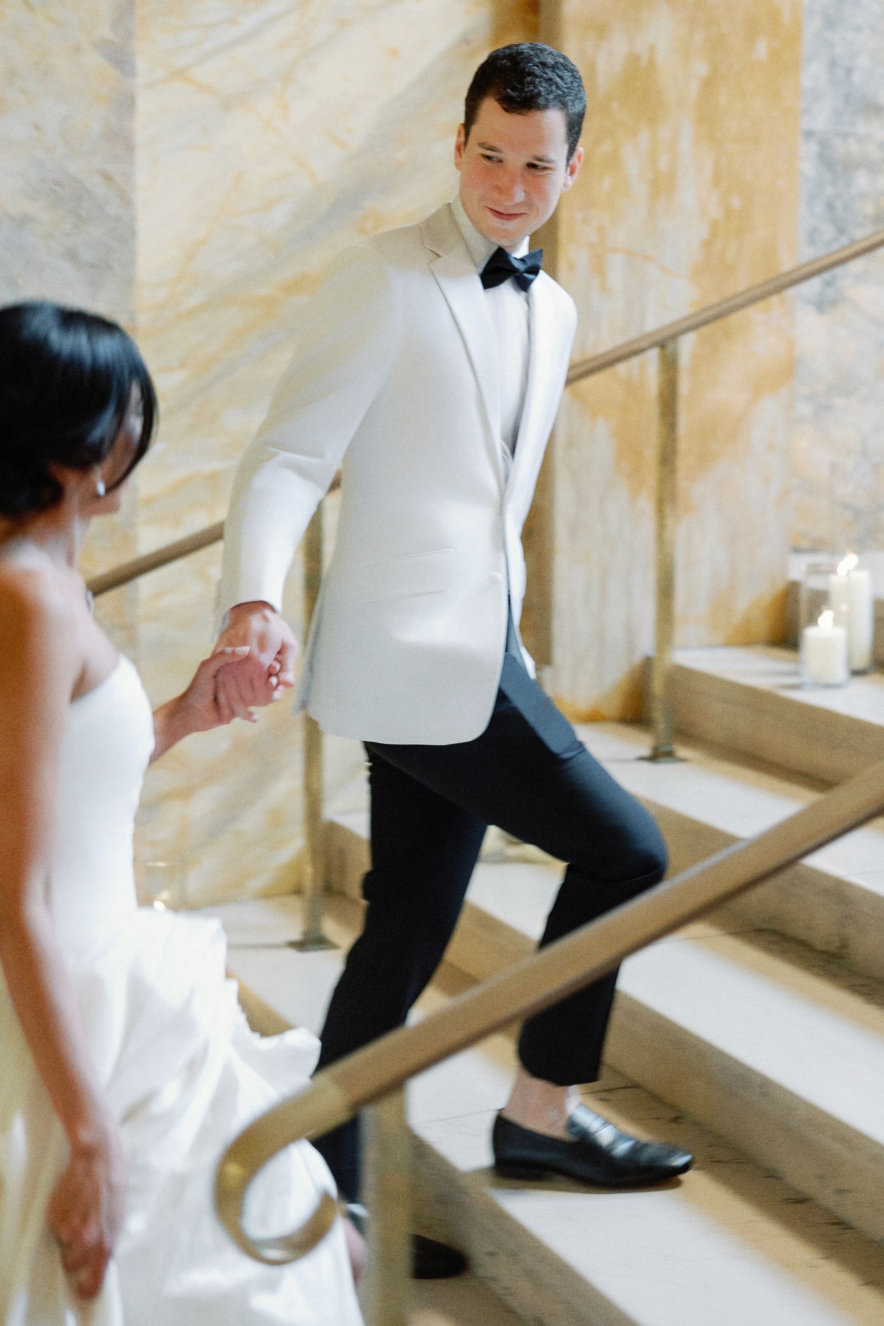 Chapters of Love: Shanuki and Josh's Chic Wedding at Boston Public Library  photo