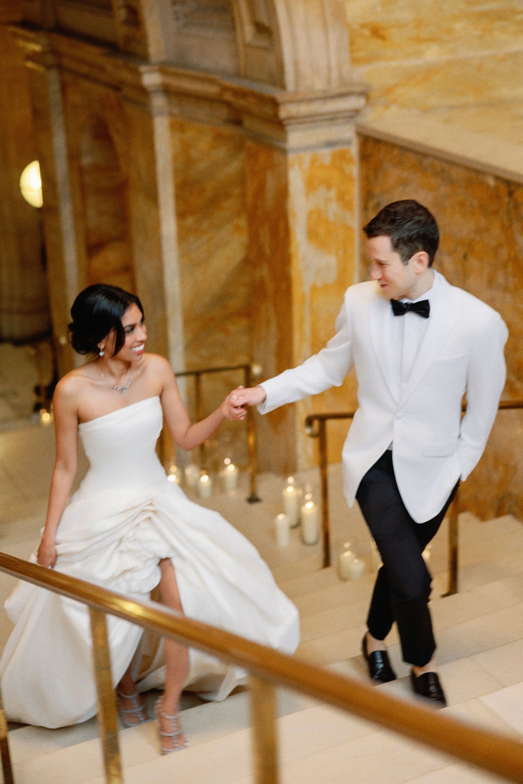 Chapters of Love: Shanuki and Josh's Chic Wedding at Boston Public Library  photo
