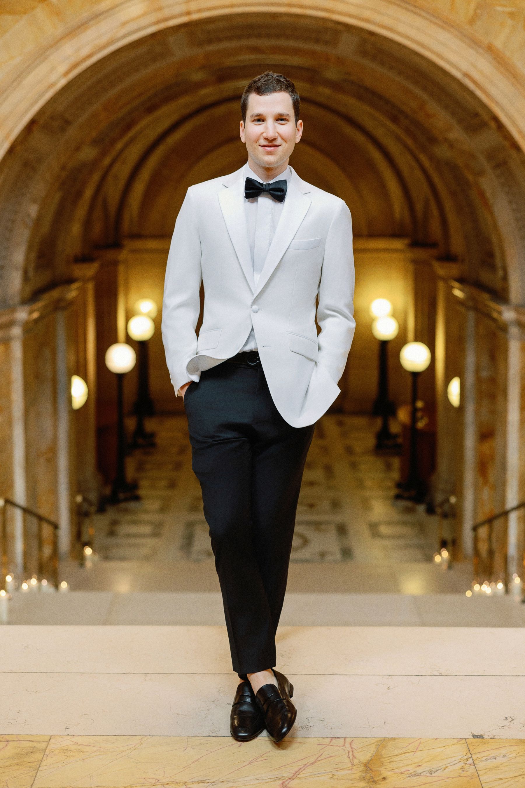 Chapters of Love: Shanuki and Josh's Chic Wedding at Boston Public Library  photo