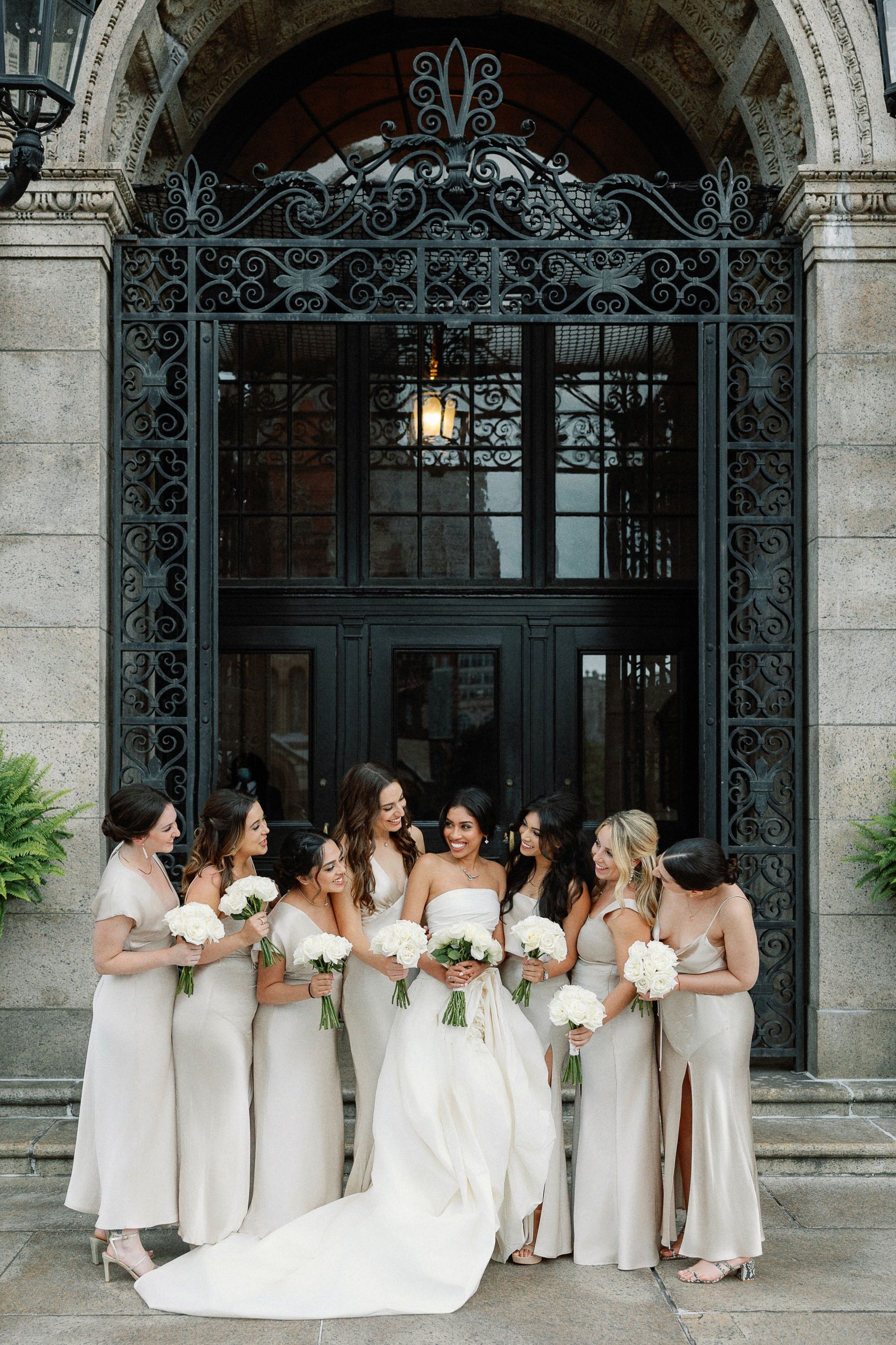 Chapters of Love: Shanuki and Josh's Chic Wedding at Boston Public Library  photo