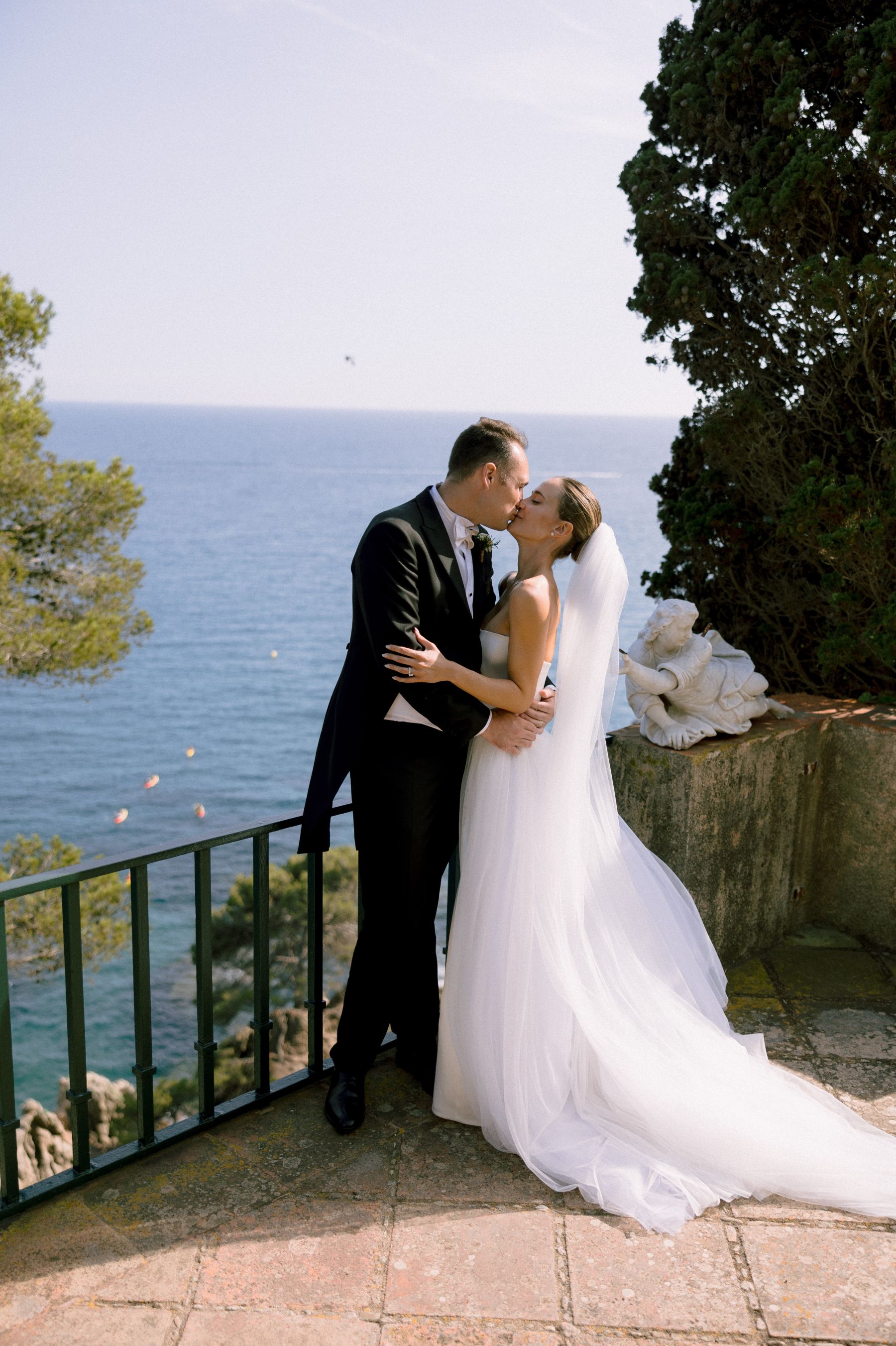 Where Sea Meets Soul: Tatiana and Dan's Elegant Mediterranean Dream at Casa Santa Clotilde photo