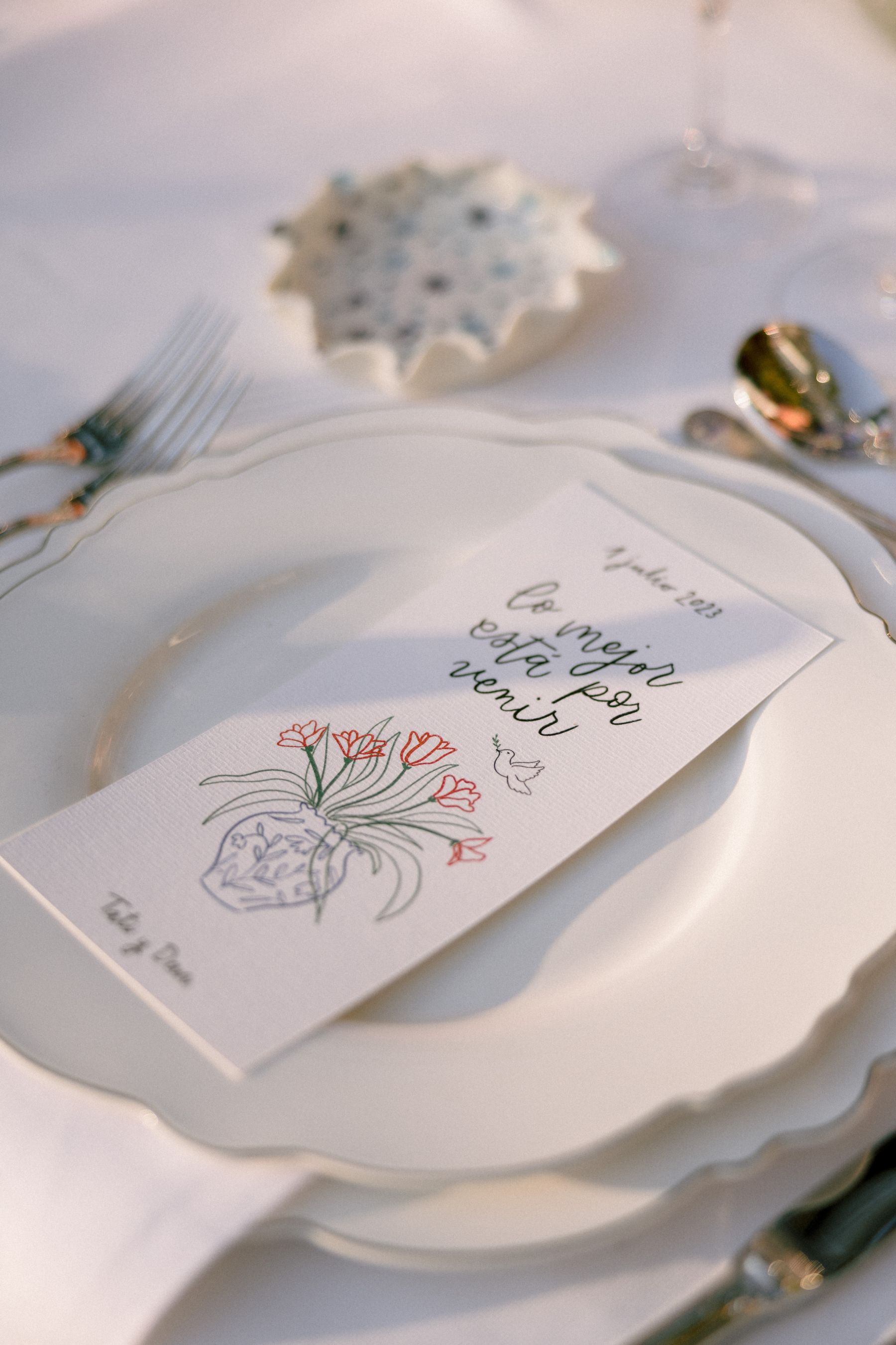 Where Sea Meets Soul: Tatiana and Dan's Elegant Mediterranean Dream at Casa Santa Clotilde photo