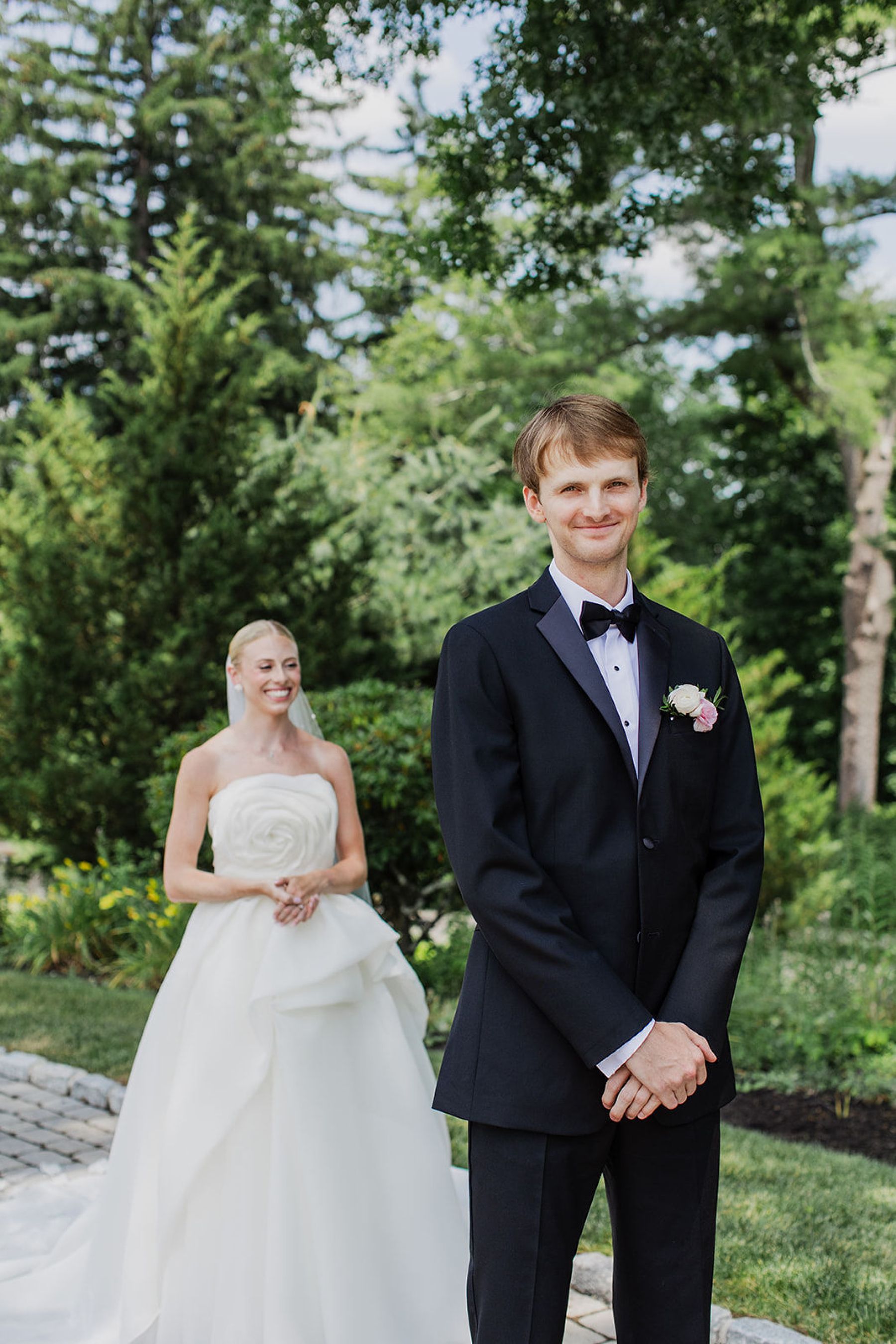 A Love Story in Pink: Caitlin and Zach's Exquisite Wedding at Hamilton Farm Golf Club photo