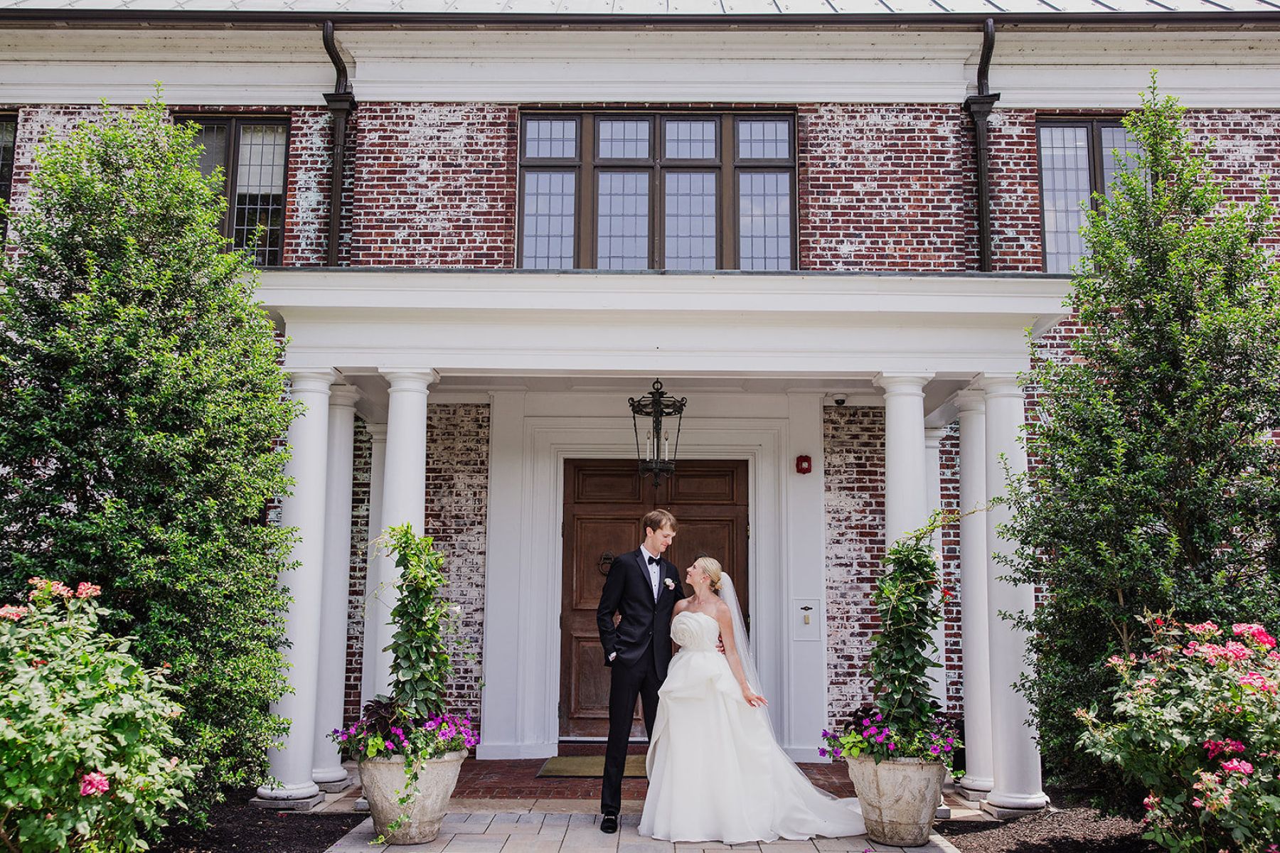 A Love Story in Pink: Caitlin and Zach's Exquisite Wedding at Hamilton Farm Golf Club photo