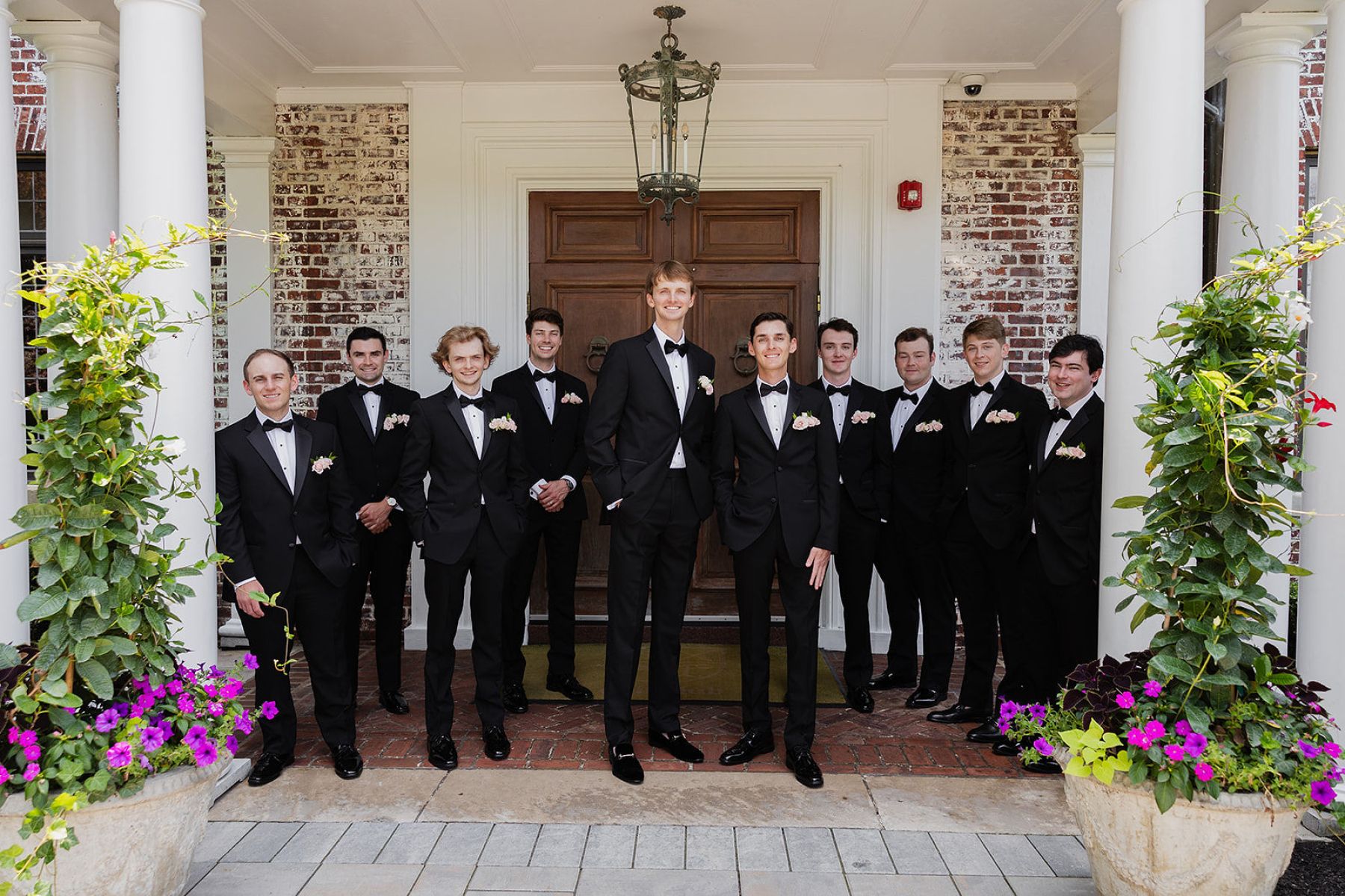 A Love Story in Pink: Caitlin and Zach's Exquisite Wedding at Hamilton Farm Golf Club photo