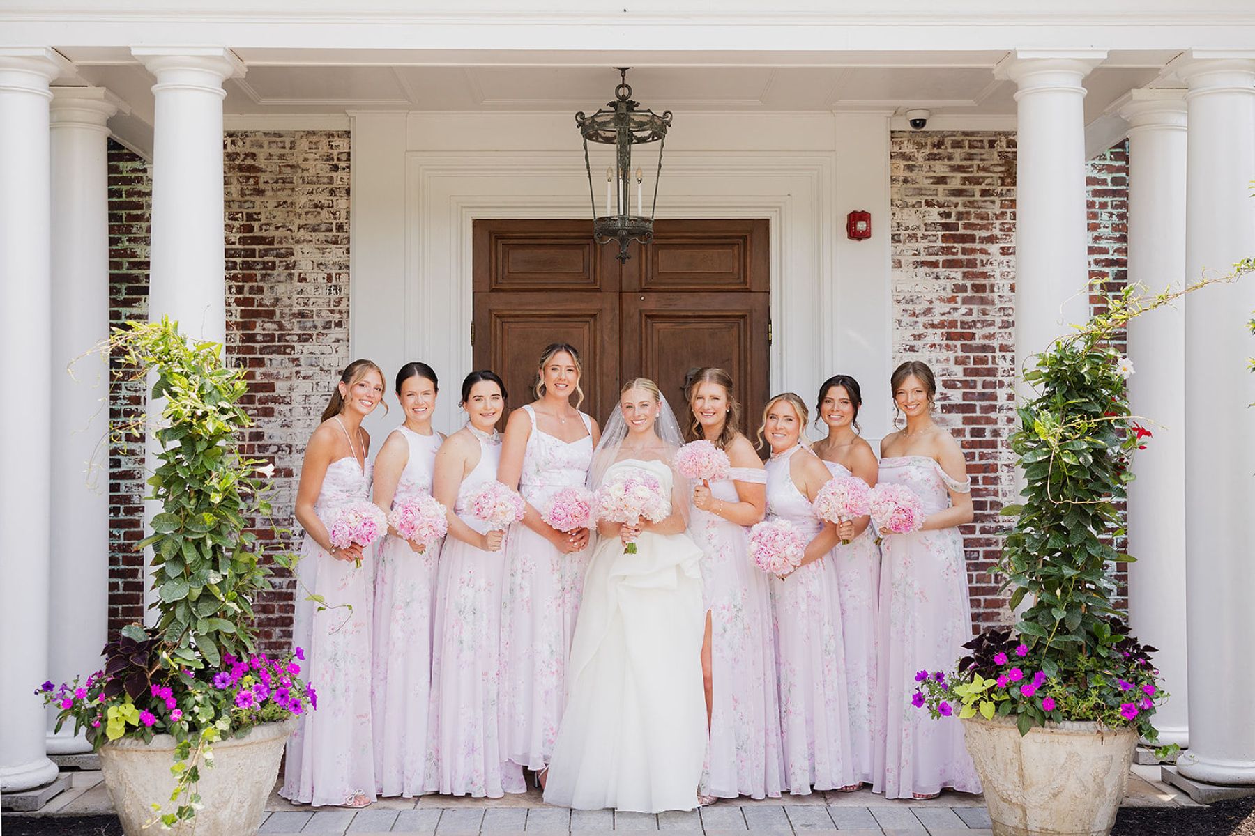 A Love Story in Pink: Caitlin and Zach's Exquisite Wedding at Hamilton Farm Golf Club photo