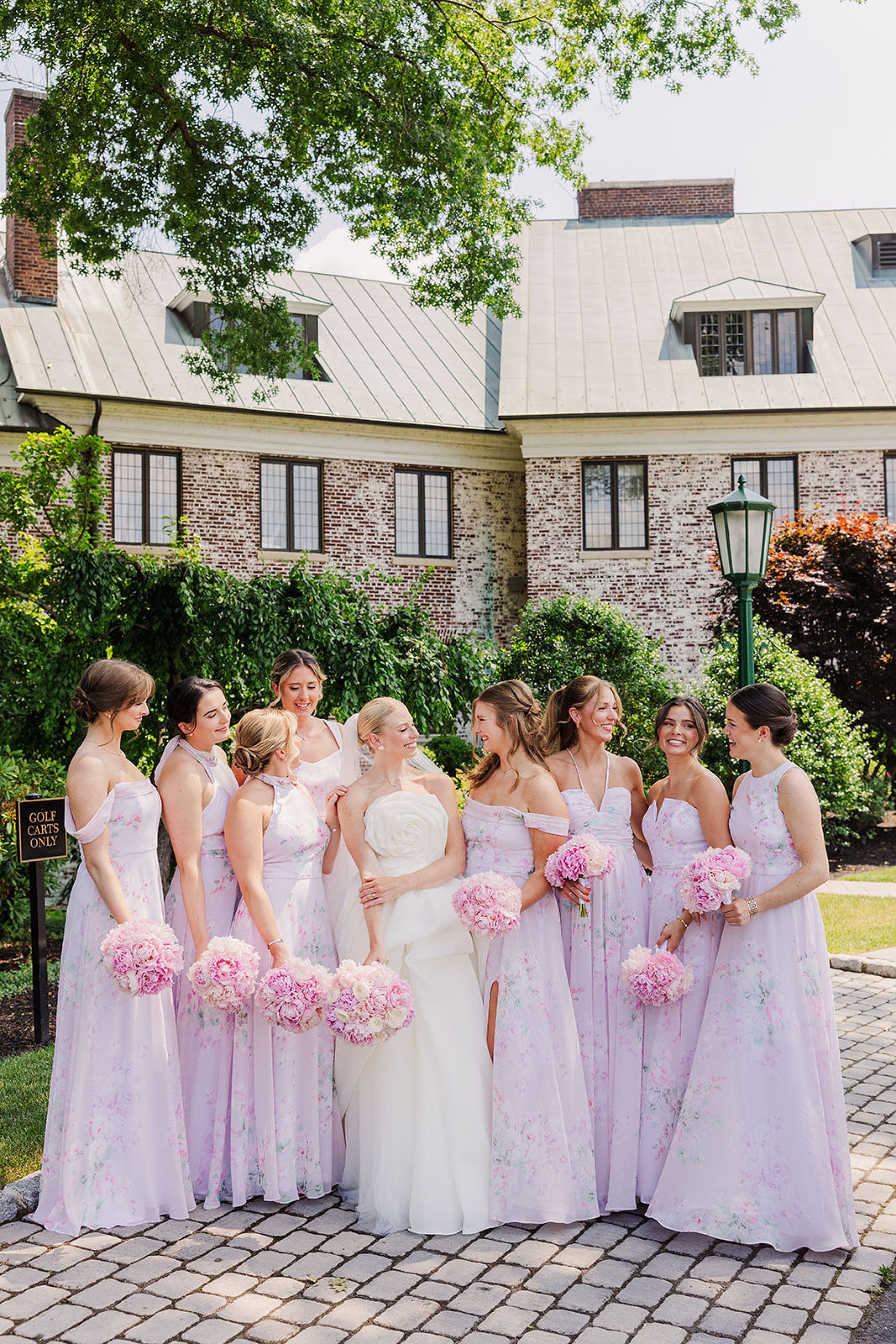 A Love Story in Pink: Caitlin and Zach's Exquisite Wedding at Hamilton Farm Golf Club photo