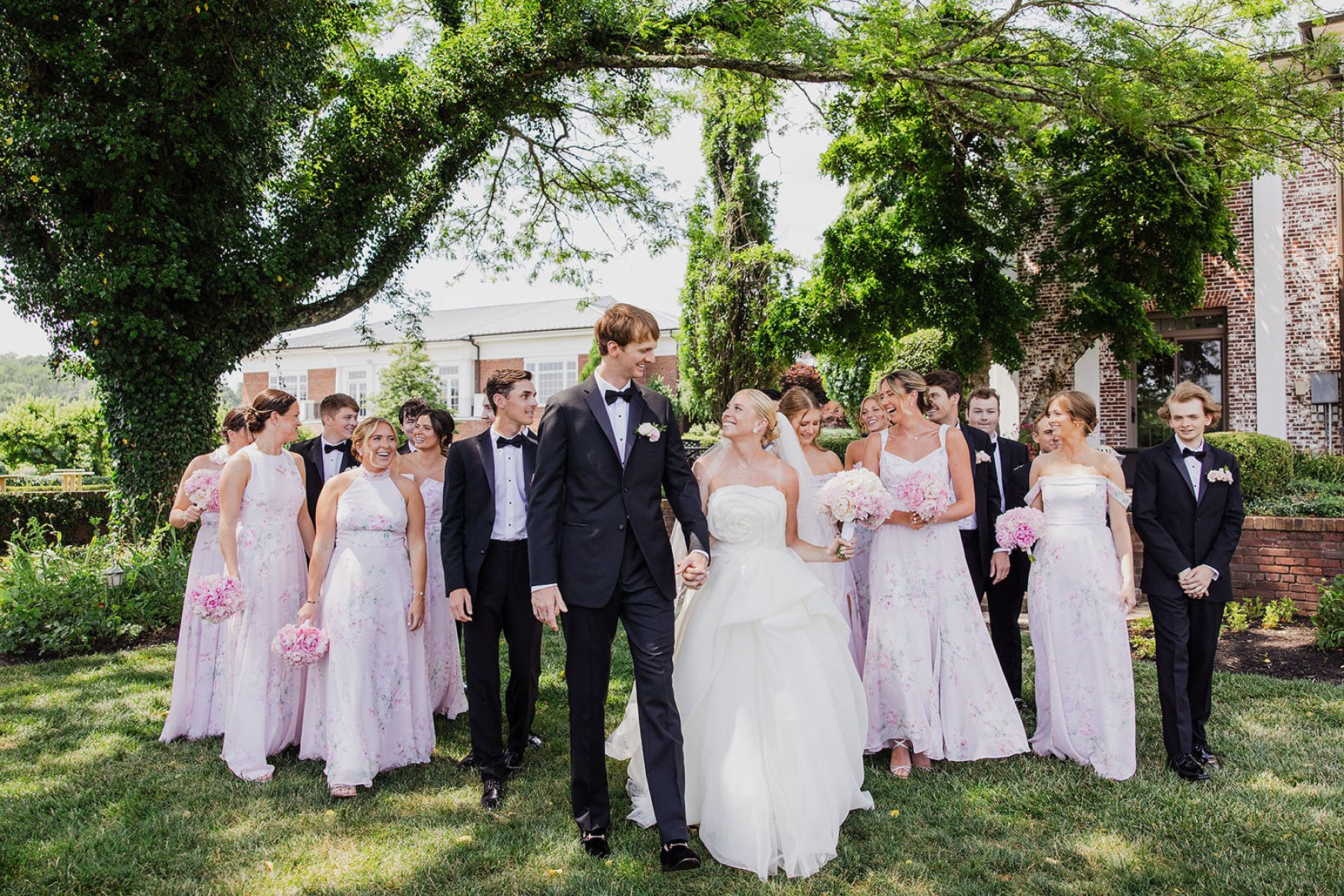 A Love Story in Pink: Caitlin and Zach's Exquisite Wedding at Hamilton Farm Golf Club photo