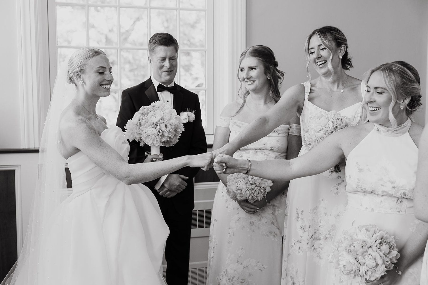 A Love Story in Pink: Caitlin and Zach's Exquisite Wedding at Hamilton Farm Golf Club photo