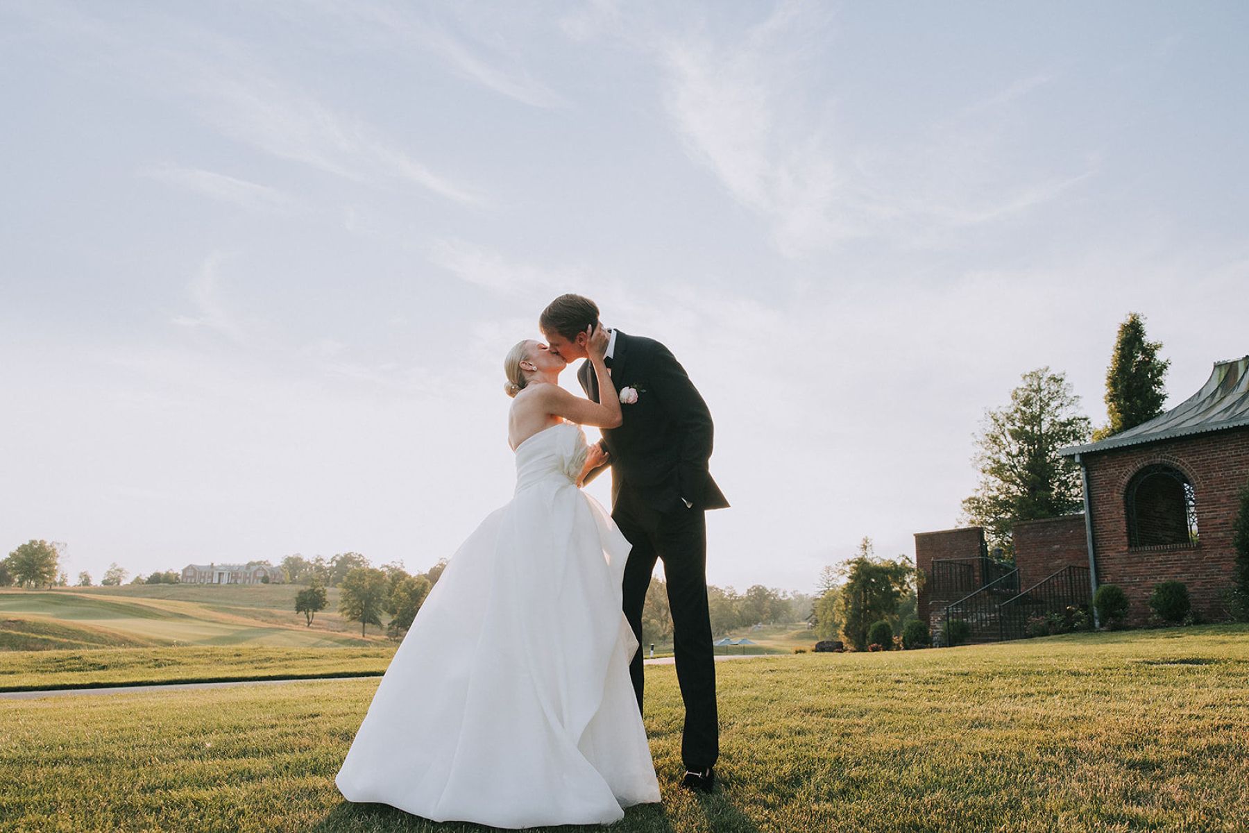 A Love Story in Pink: Caitlin and Zach's Exquisite Wedding at Hamilton Farm Golf Club photo