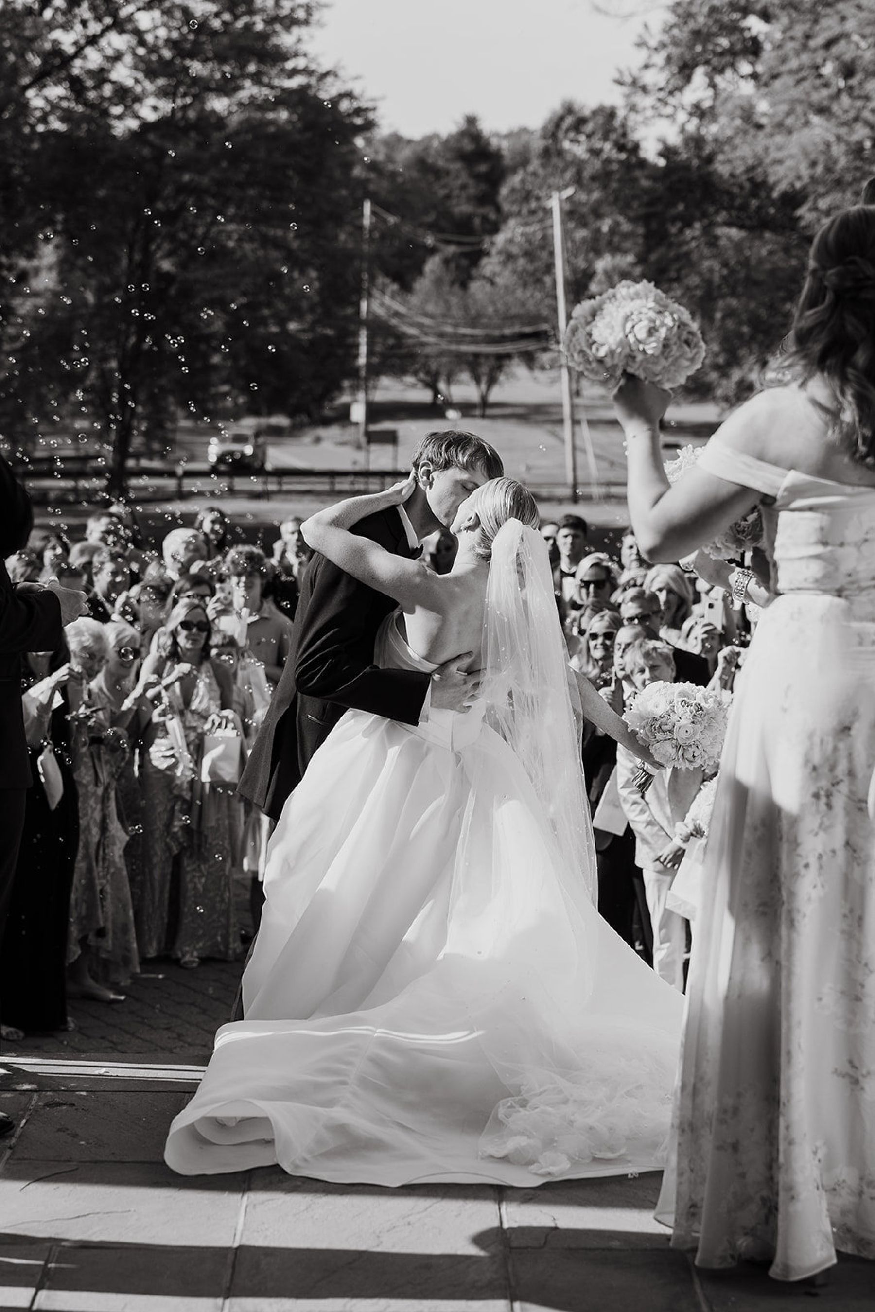 A Love Story in Pink: Caitlin and Zach's Exquisite Wedding at Hamilton Farm Golf Club photo