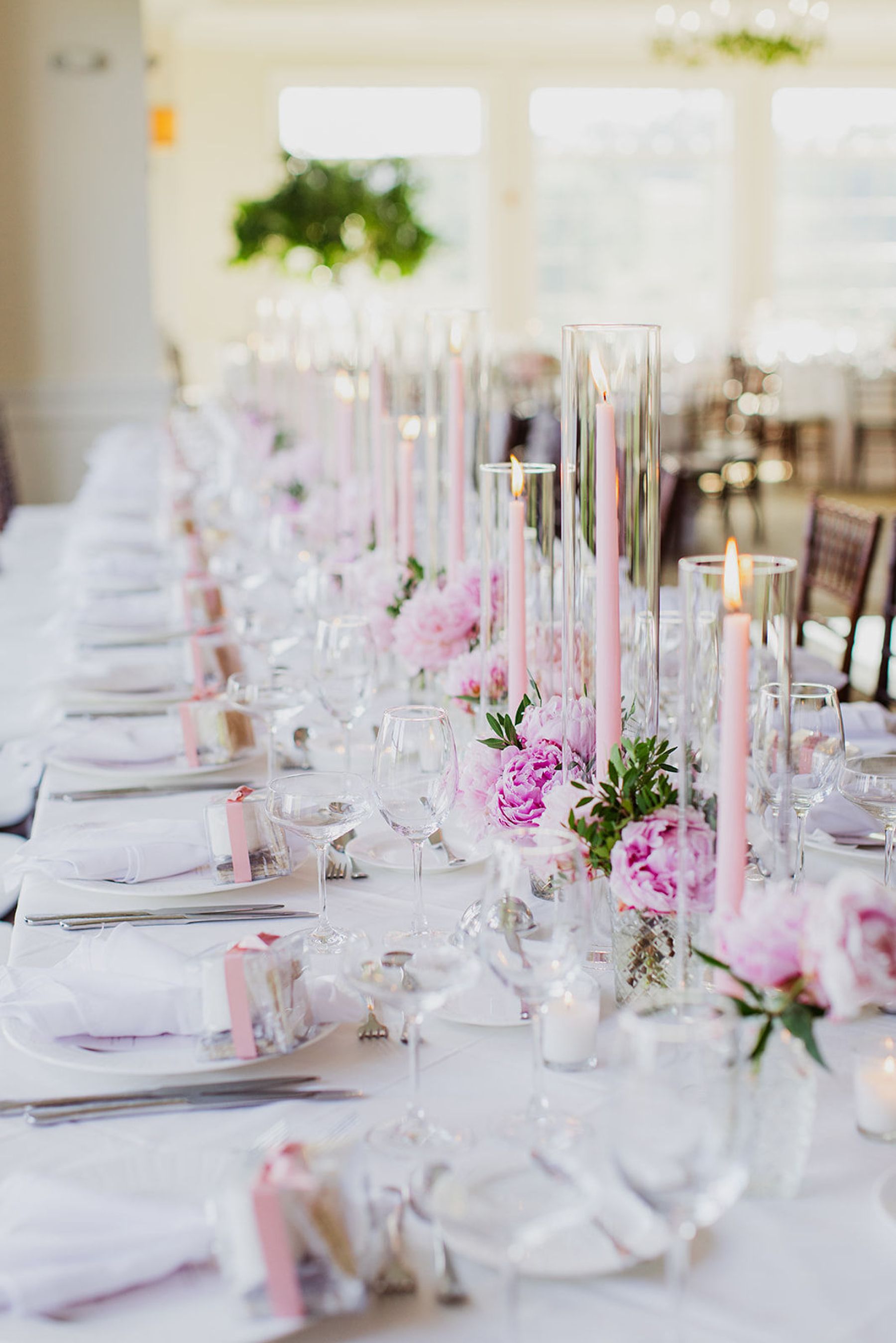 A Love Story in Pink: Caitlin and Zach's Exquisite Wedding at Hamilton Farm Golf Club photo