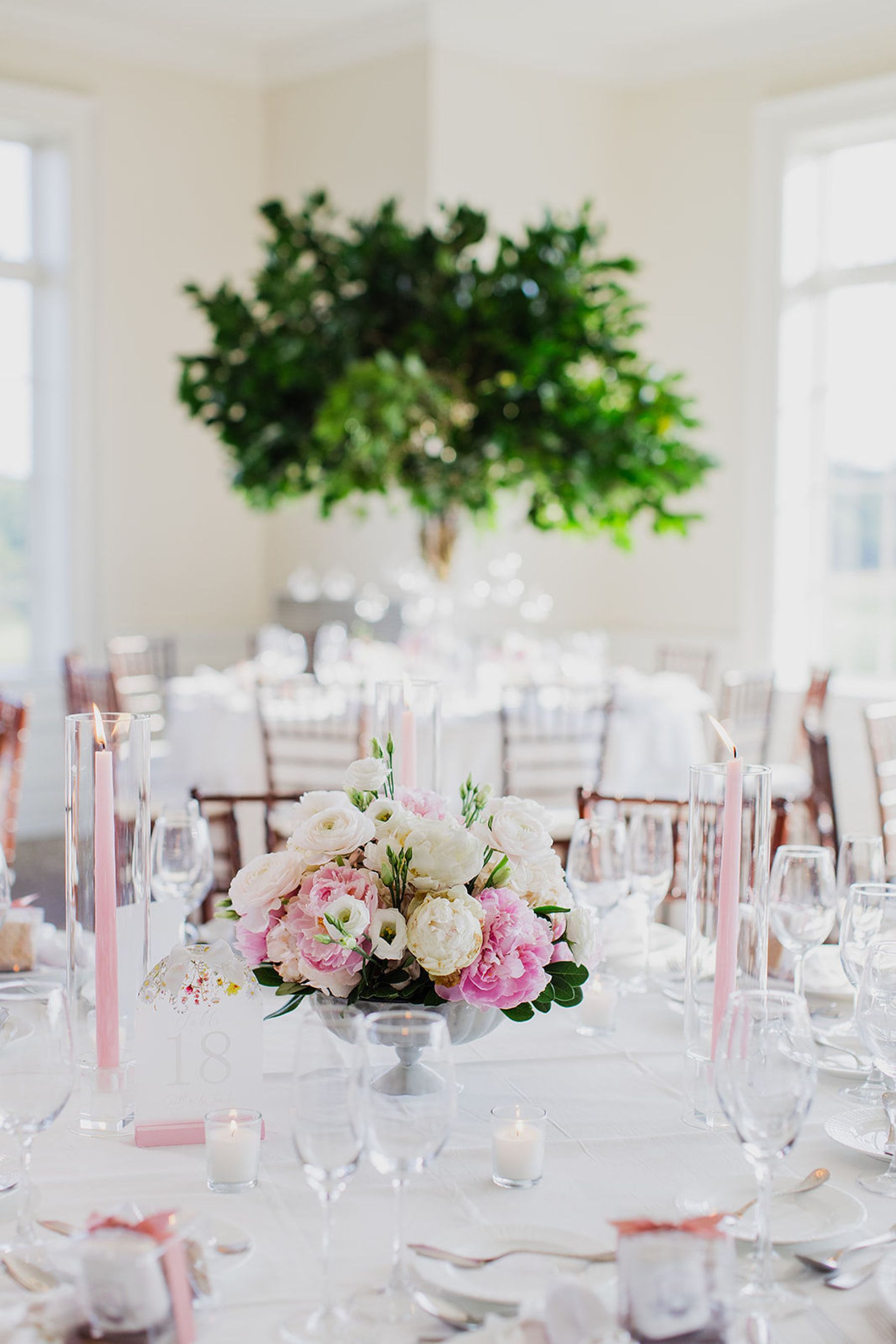 A Love Story in Pink: Caitlin and Zach's Exquisite Wedding at Hamilton Farm Golf Club photo
