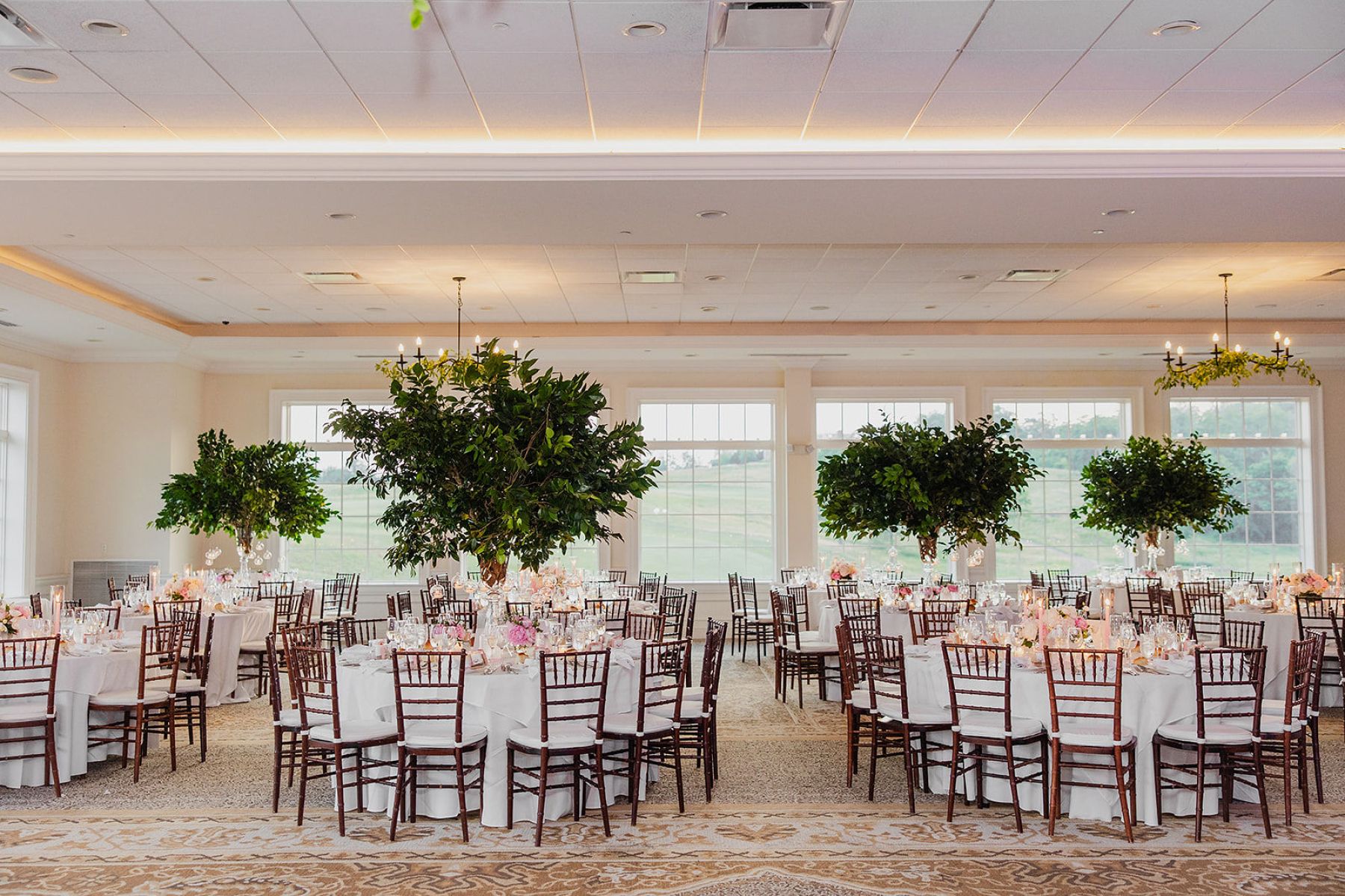 A Love Story in Pink: Caitlin and Zach's Exquisite Wedding at Hamilton Farm Golf Club photo