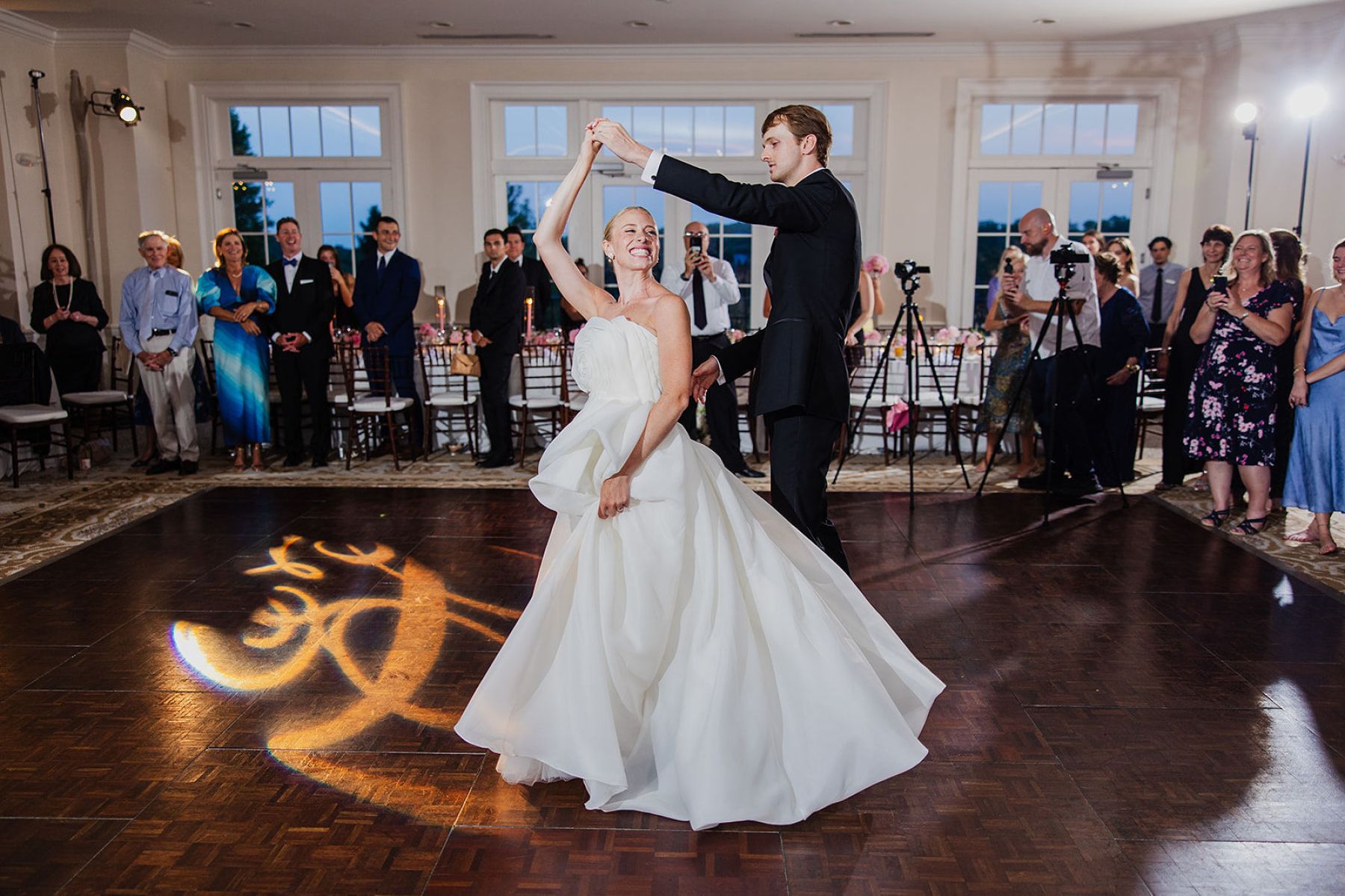A Love Story in Pink: Caitlin and Zach's Exquisite Wedding at Hamilton Farm Golf Club photo