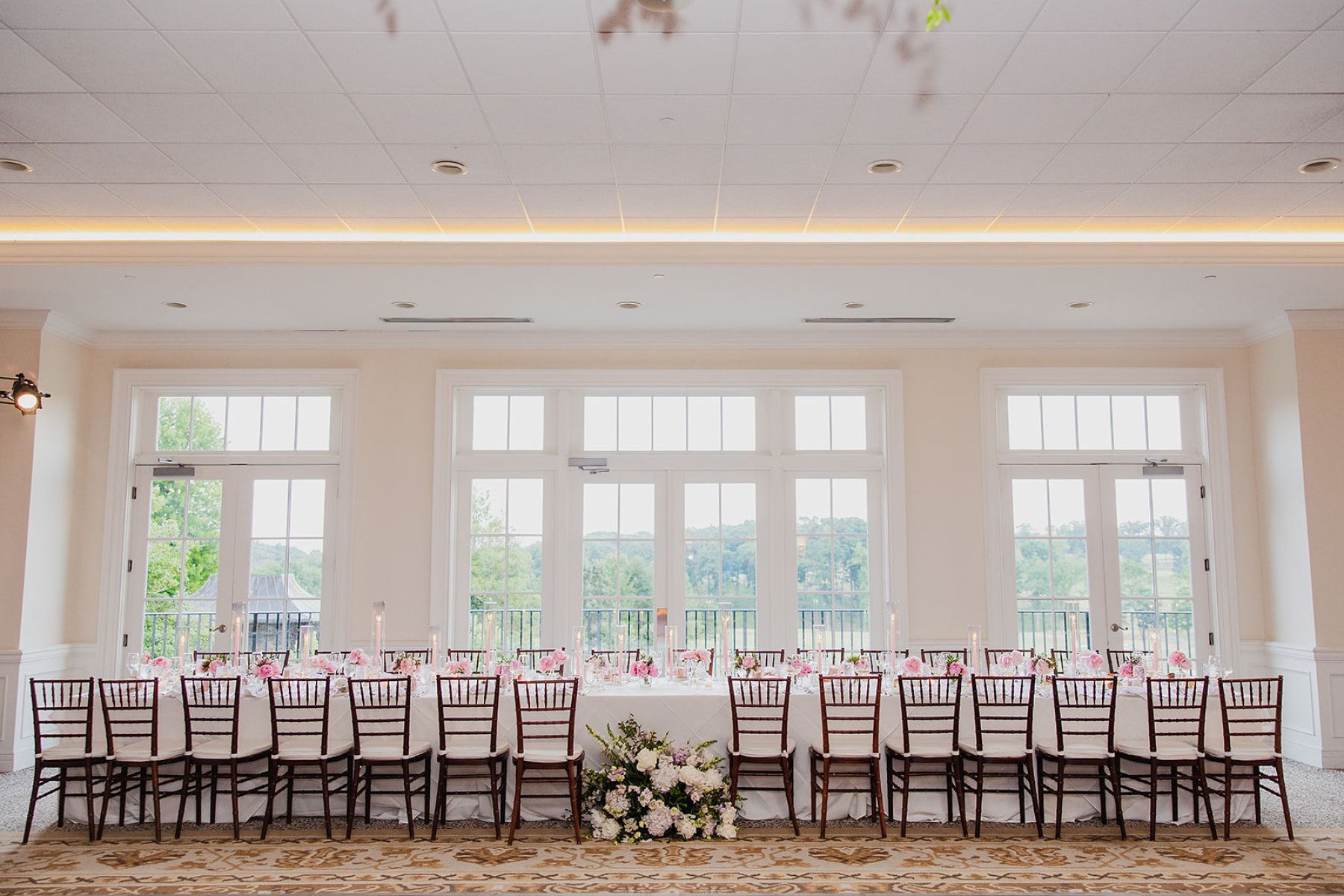 A Love Story in Pink: Caitlin and Zach's Exquisite Wedding at Hamilton Farm Golf Club photo