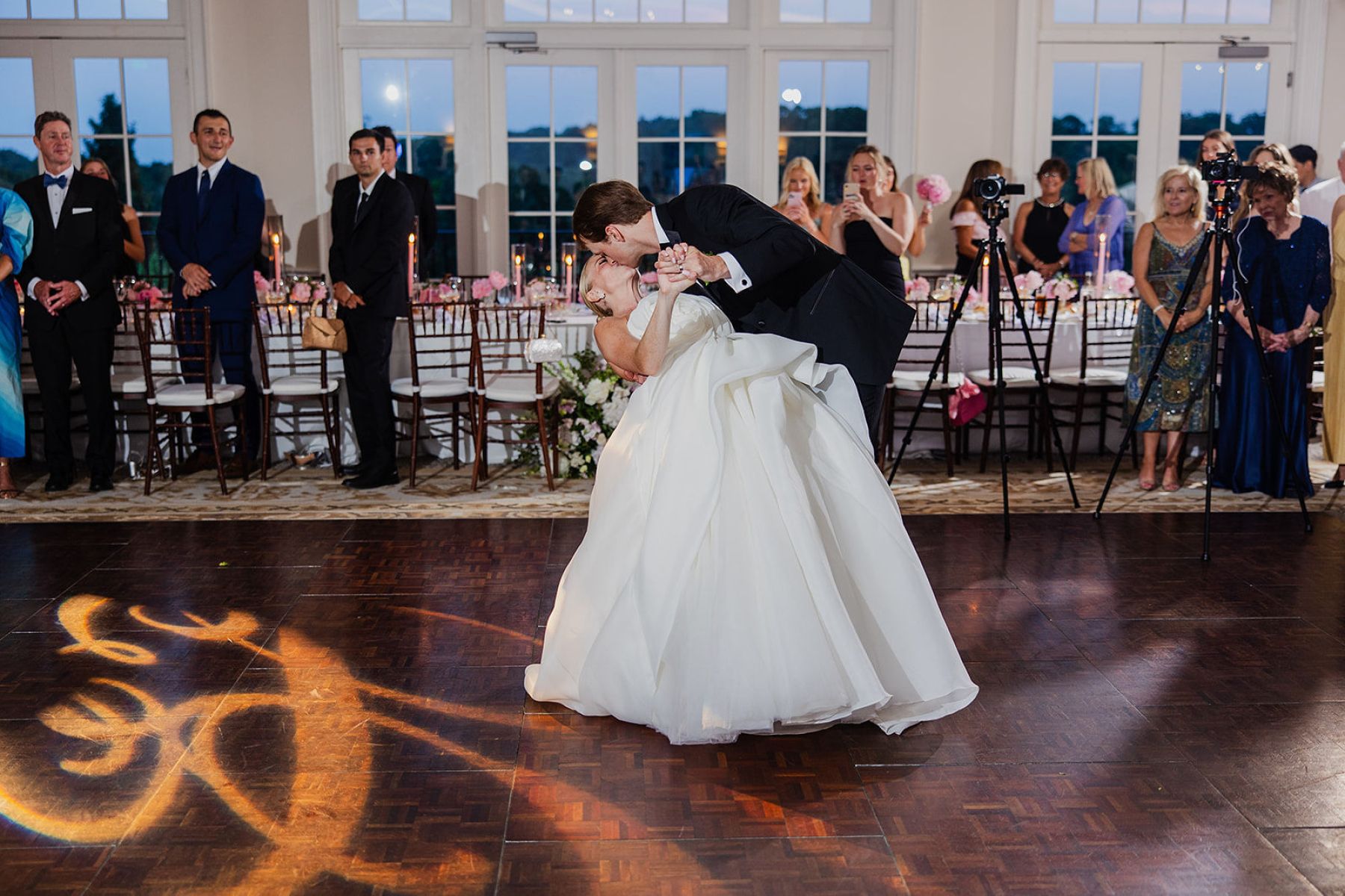 A Love Story in Pink: Caitlin and Zach's Exquisite Wedding at Hamilton Farm Golf Club photo