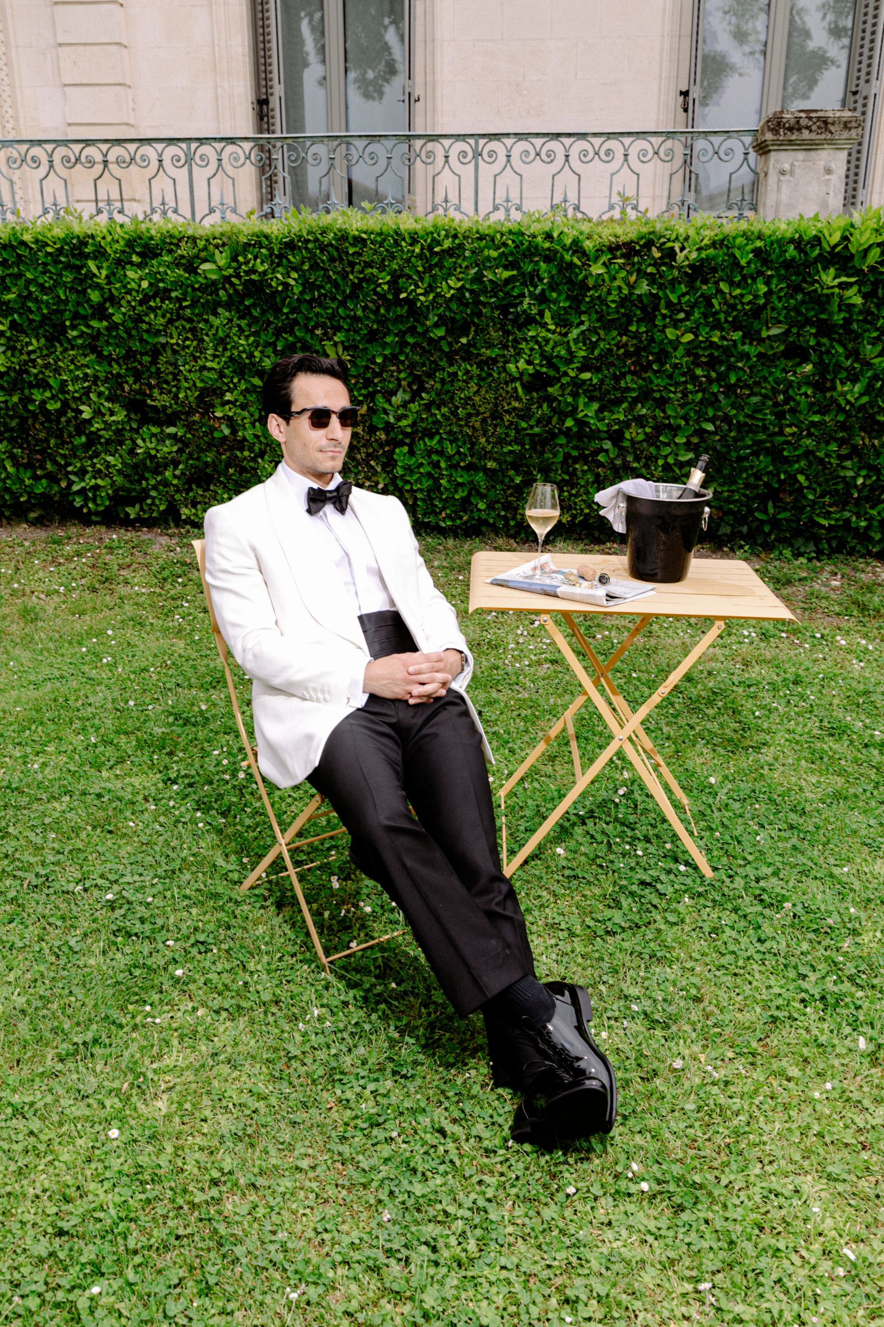 Old Hollywood in Cognac: Samantha and Oliver's Vintage Glamour Wedding at No3 the Chateau photo