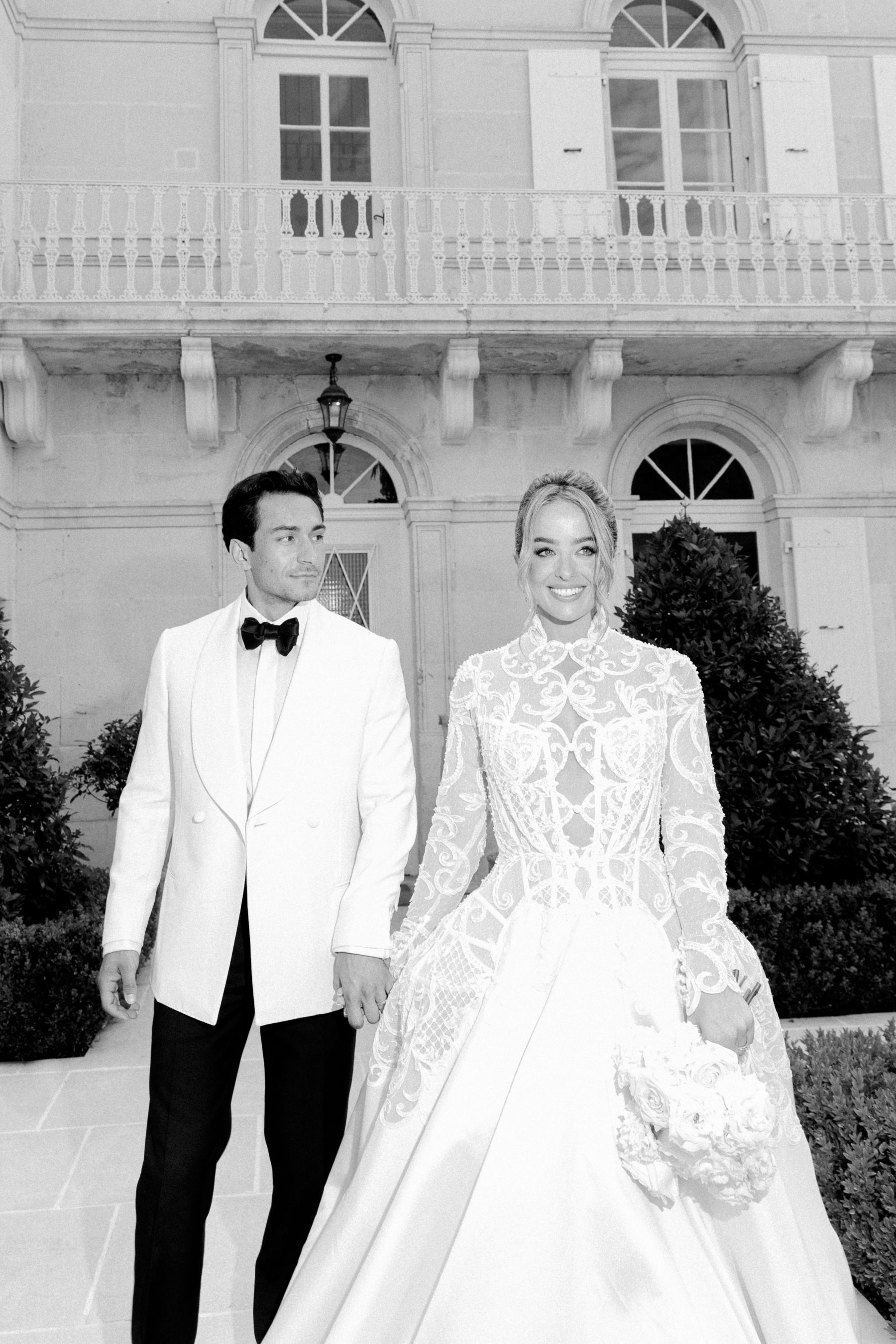 Old Hollywood in Cognac: Samantha and Oliver's Vintage Glamour Wedding at No3 the Chateau photo