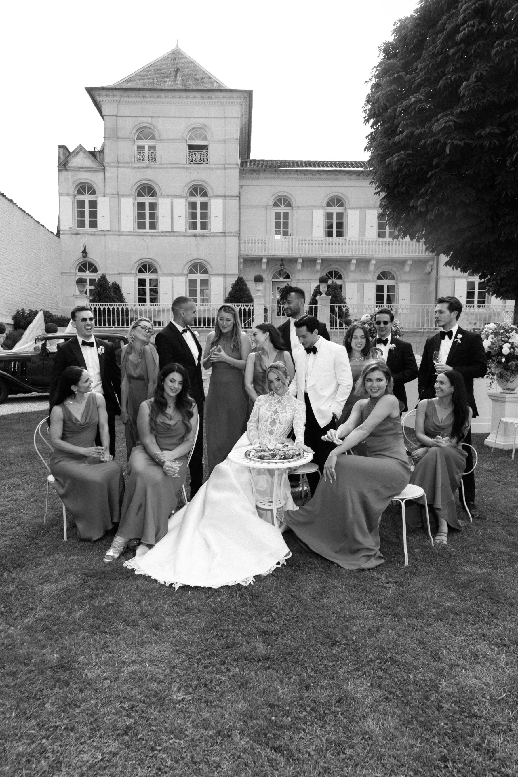 Old Hollywood in Cognac: Samantha and Oliver's Vintage Glamour Wedding at No3 the Chateau photo