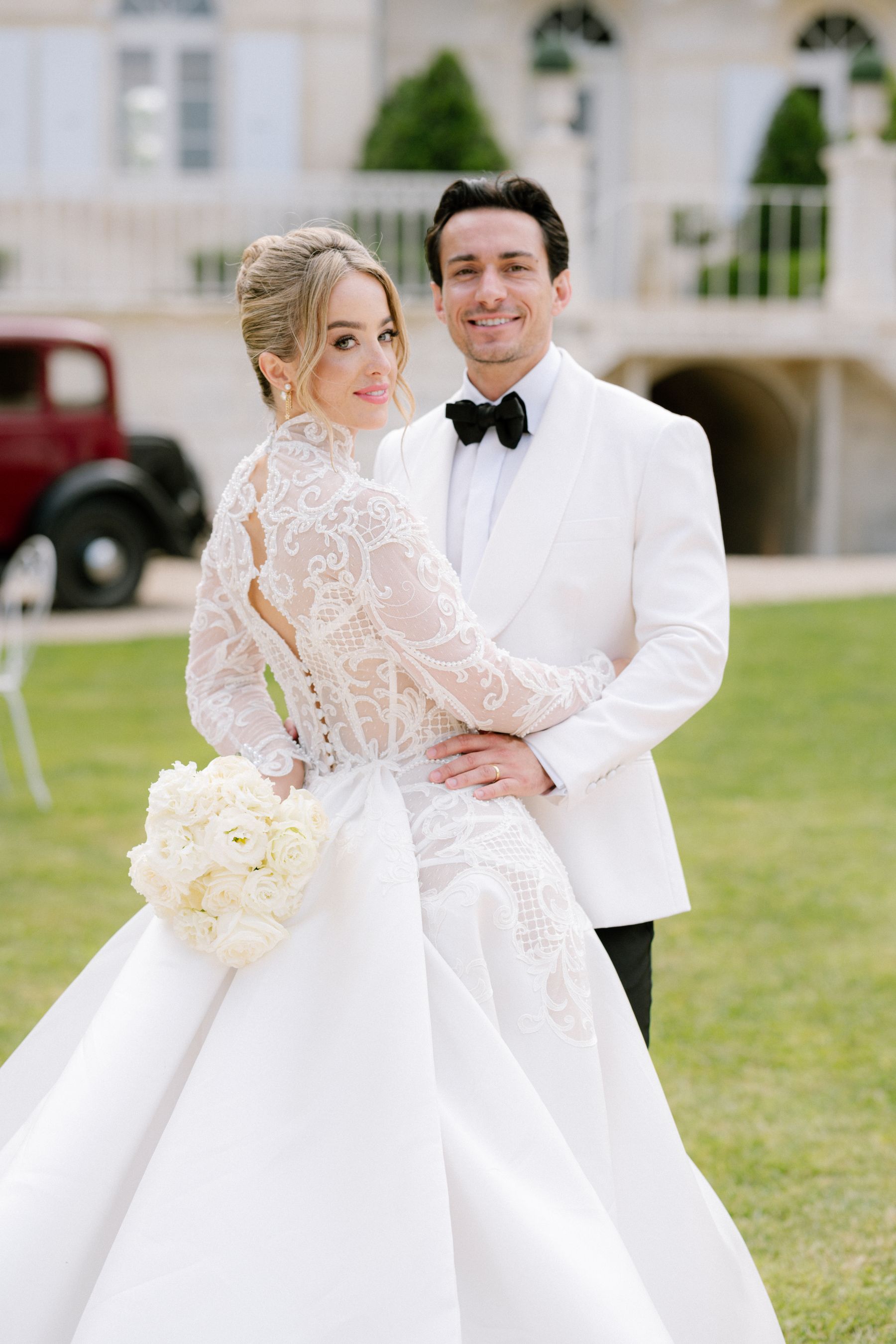 Old Hollywood in Cognac: Samantha and Oliver's Vintage Glamour Wedding at No3 the Chateau photo