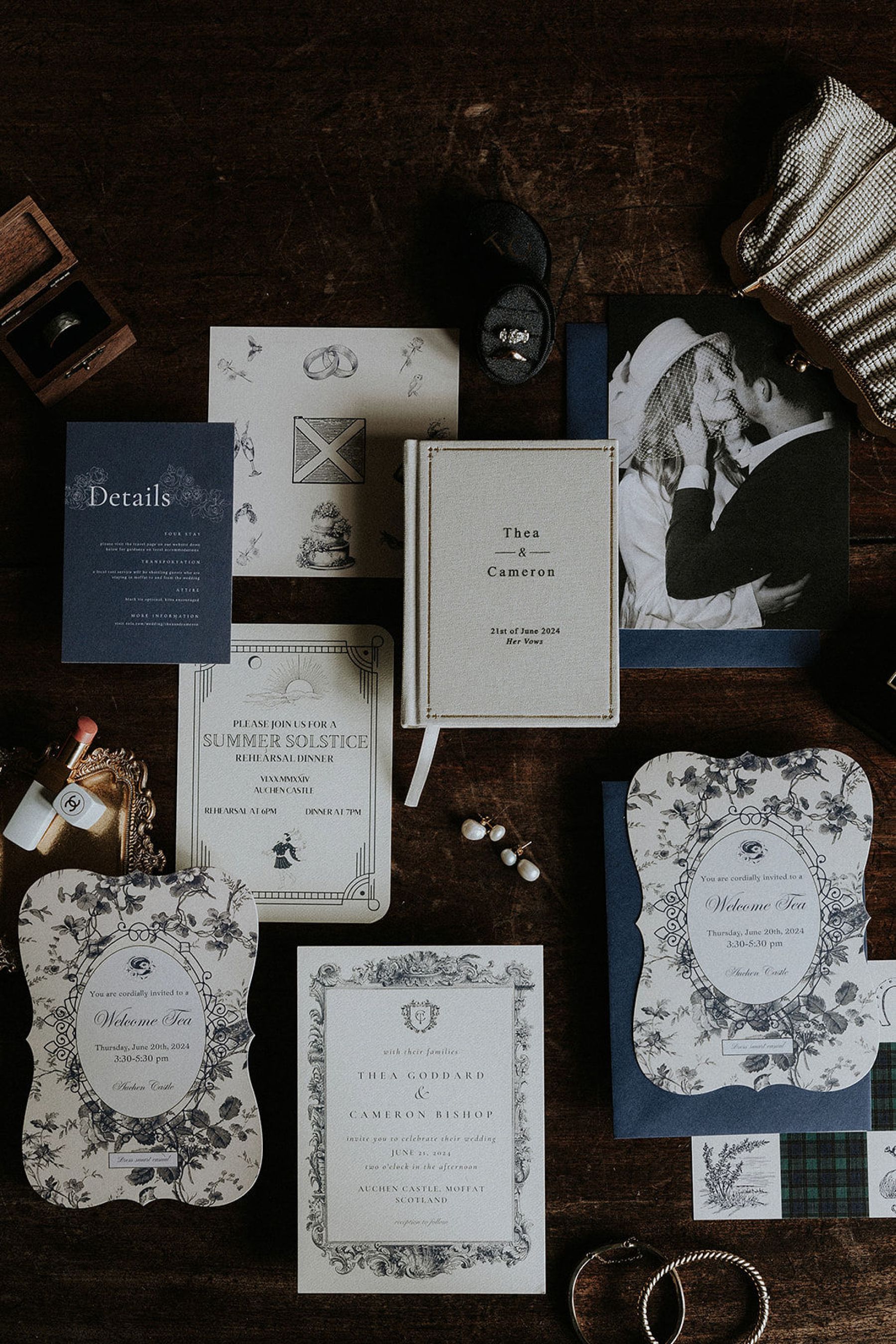 A Castle's Love Song: Thea and Cameron's Storybook Wedding at Auchen Castle photo