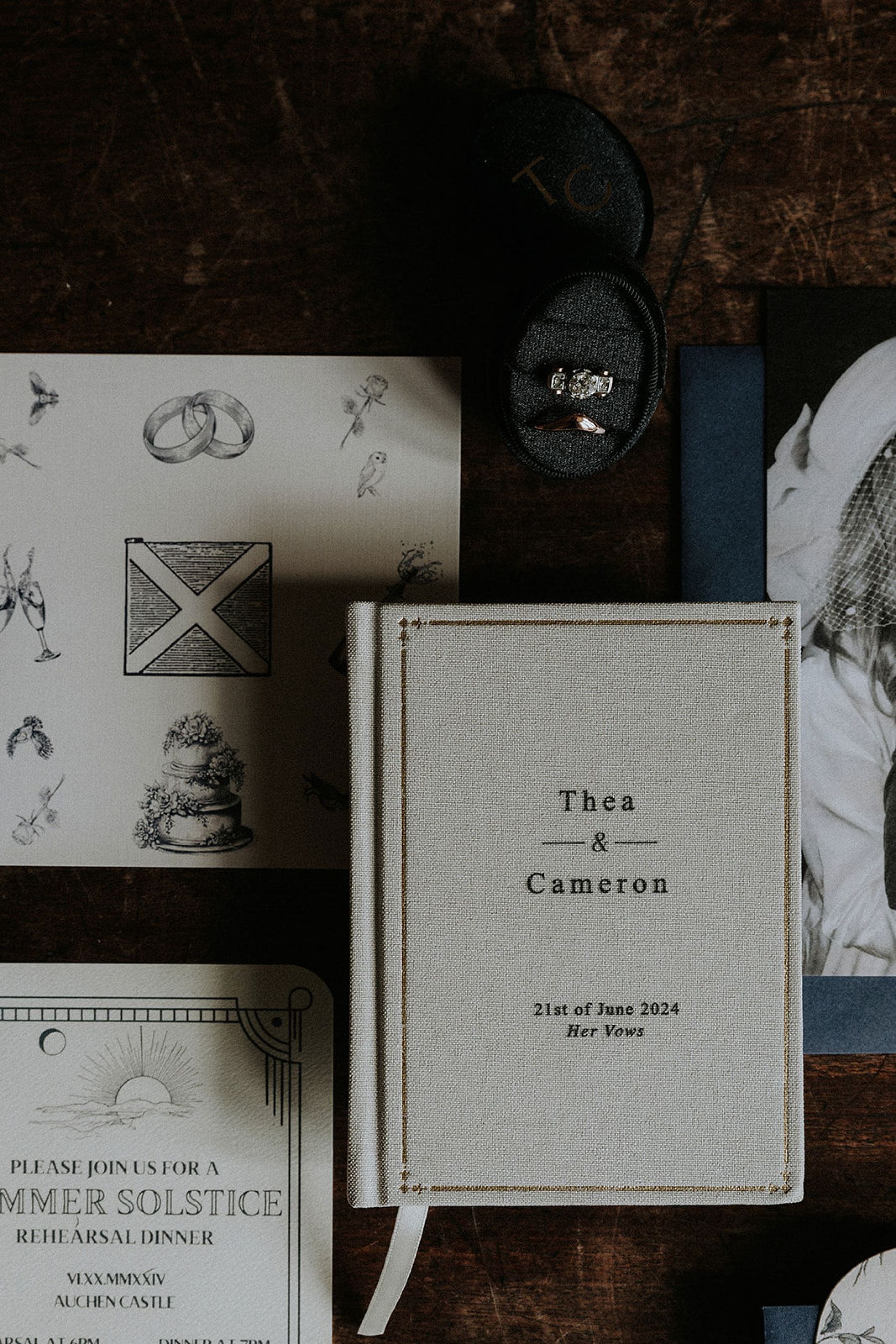 A Castle's Love Song: Thea and Cameron's Storybook Wedding at Auchen Castle photo