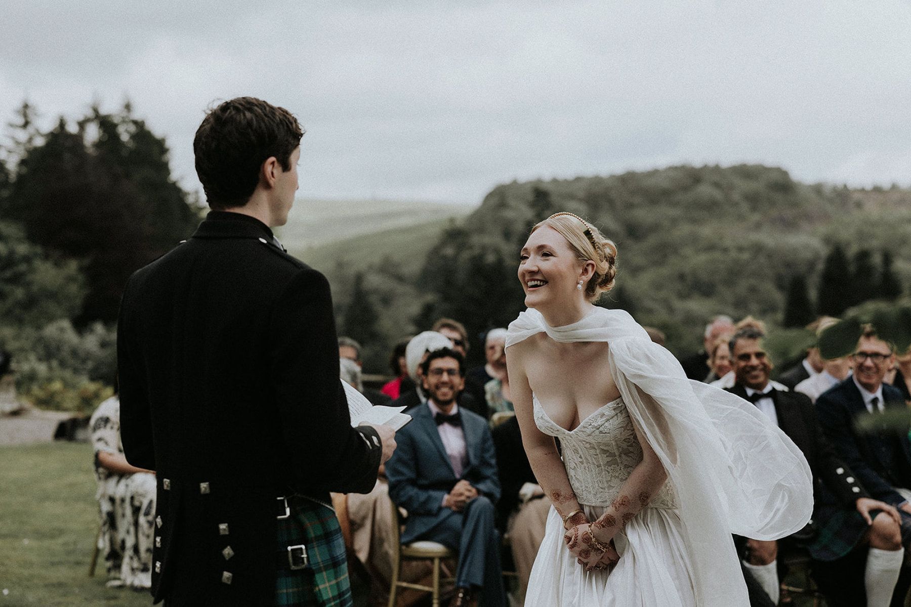 A Castle's Love Song: Thea and Cameron's Storybook Wedding at Auchen Castle photo