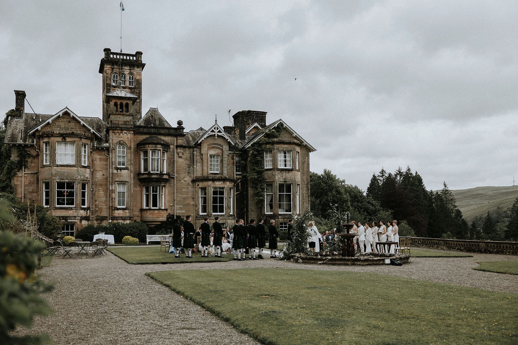 A Castle's Love Song: Thea and Cameron's Storybook Wedding at Auchen Castle photo
