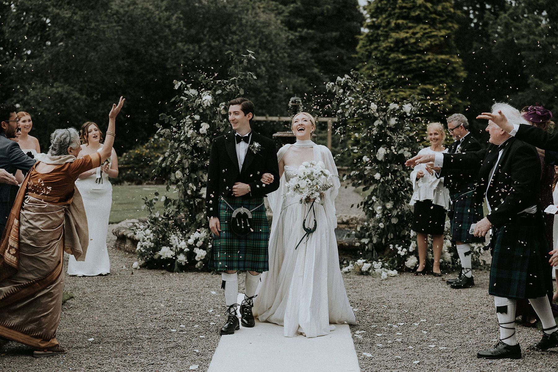 A Castle's Love Song: Thea and Cameron's Storybook Wedding at Auchen Castle photo