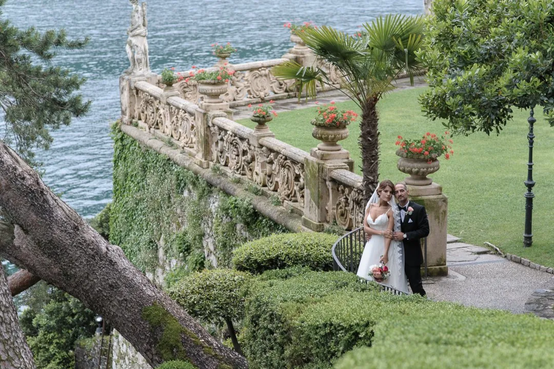 Eternal Love, Italian Style: Shideh and Payam's Charming Wedding at Villa Balbianello photo