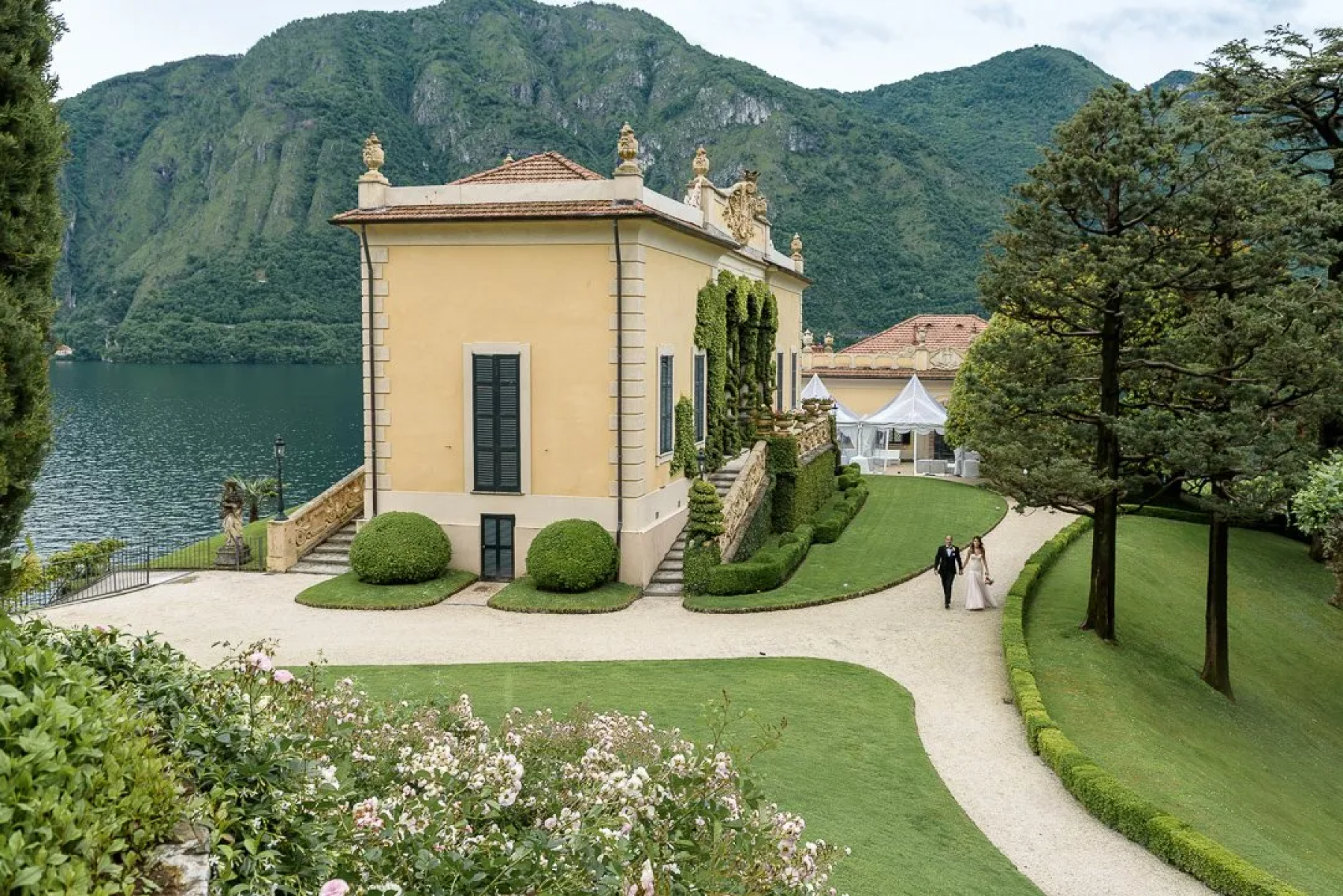 Eternal Love, Italian Style: Shideh and Payam's Charming Wedding at Villa Balbianello photo