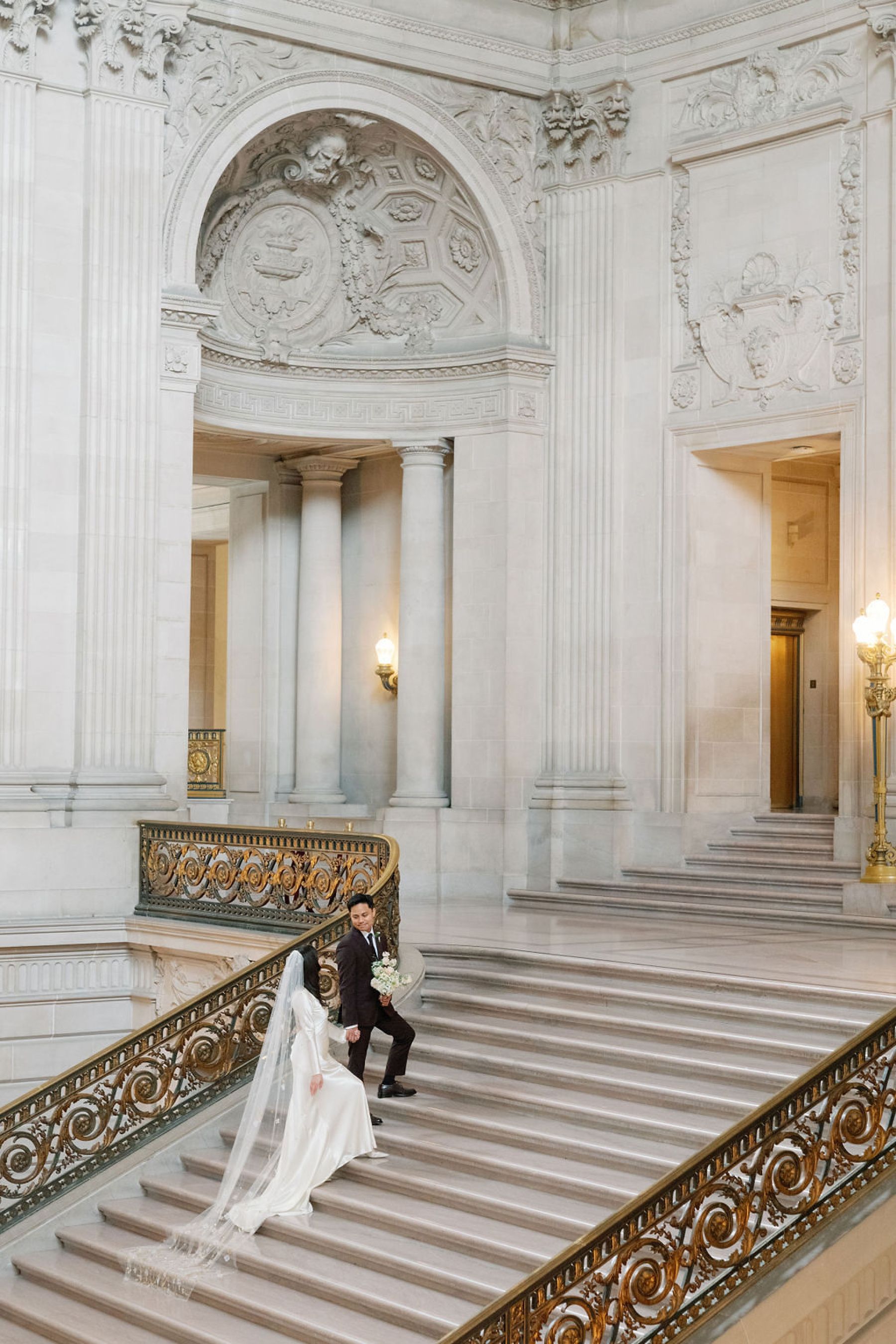 Heart in the City: Kerrie &amp; Daniel’s Elegant Wedding at San Francisco City Hall photo